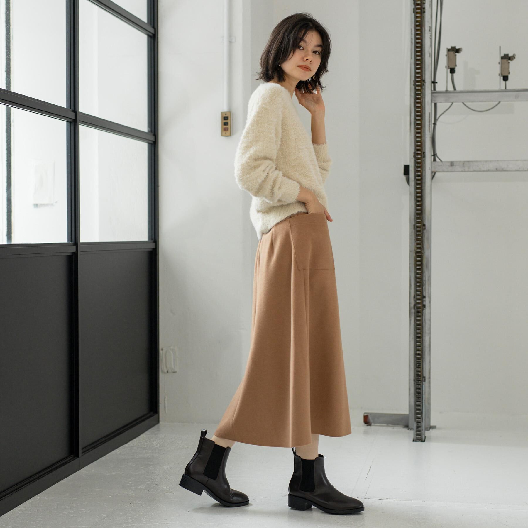 OPAQUE.CLIP「サイドゴアブーツ」|ショートブーツ|