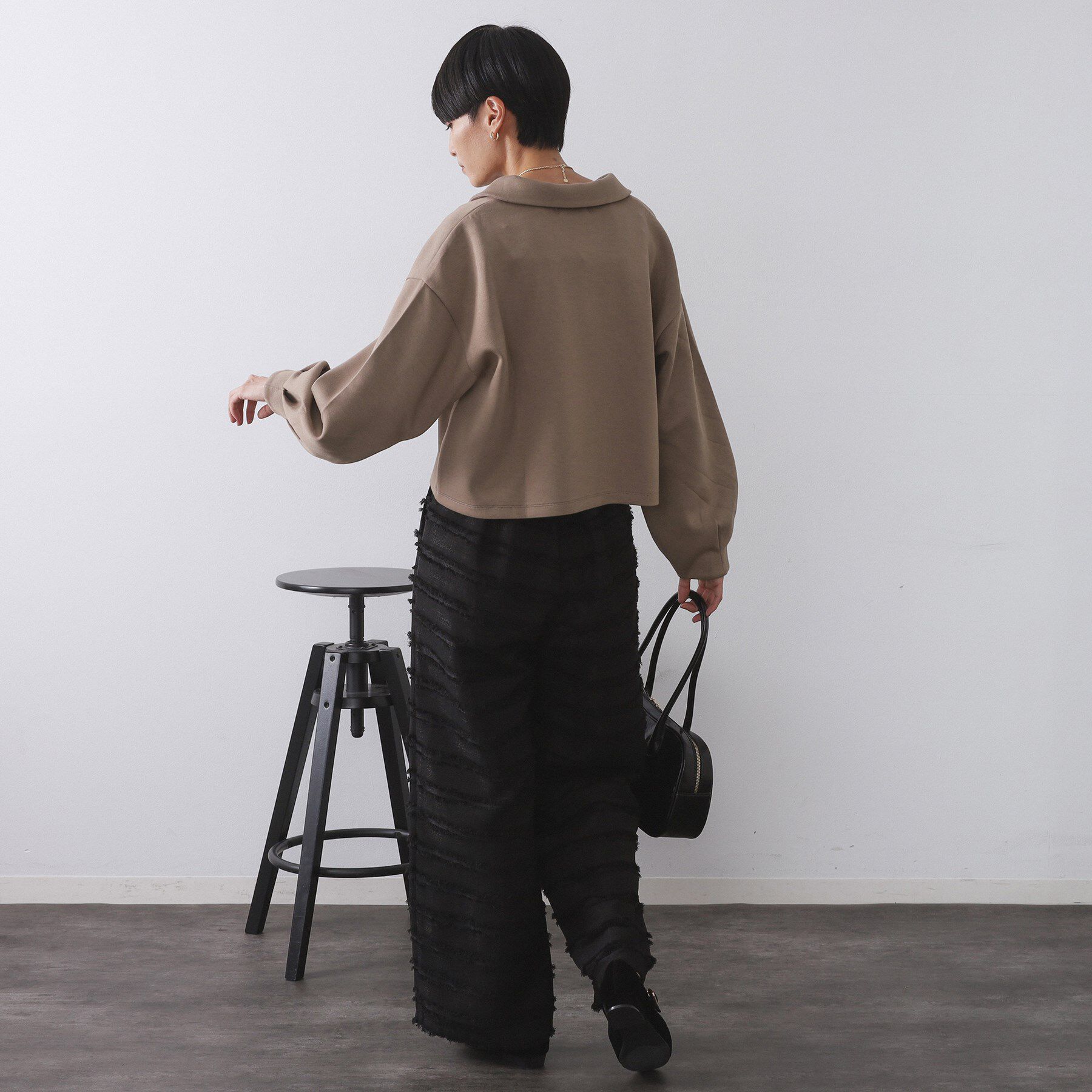 OPAQUE.CLIP「スキッパートップス【UVケア/洗濯機OK】」|Tシャツ・カットソー|