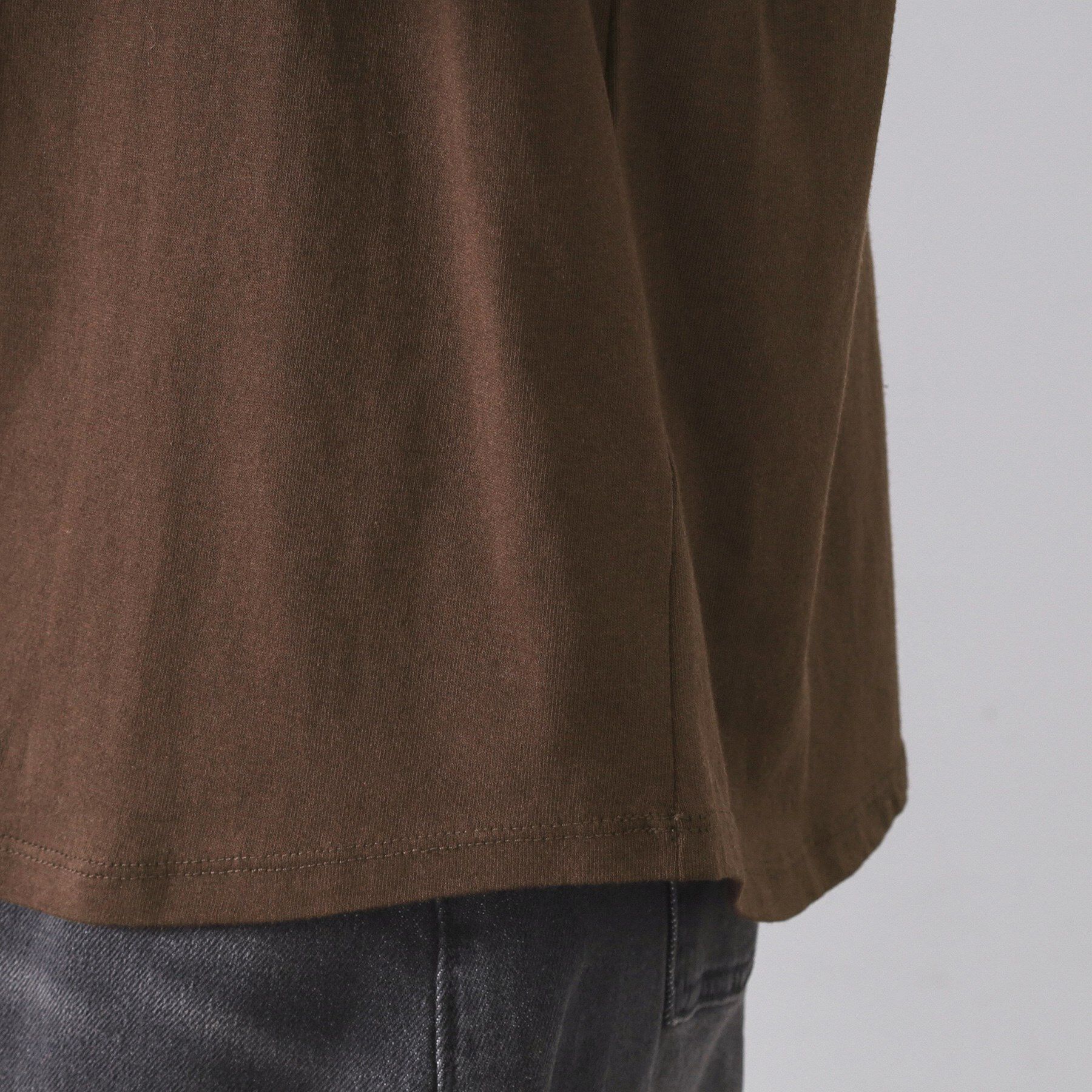 OPAQUE.CLIP「リラクシーロングTシャツ【洗濯機OK】」|Tシャツ・カットソー|