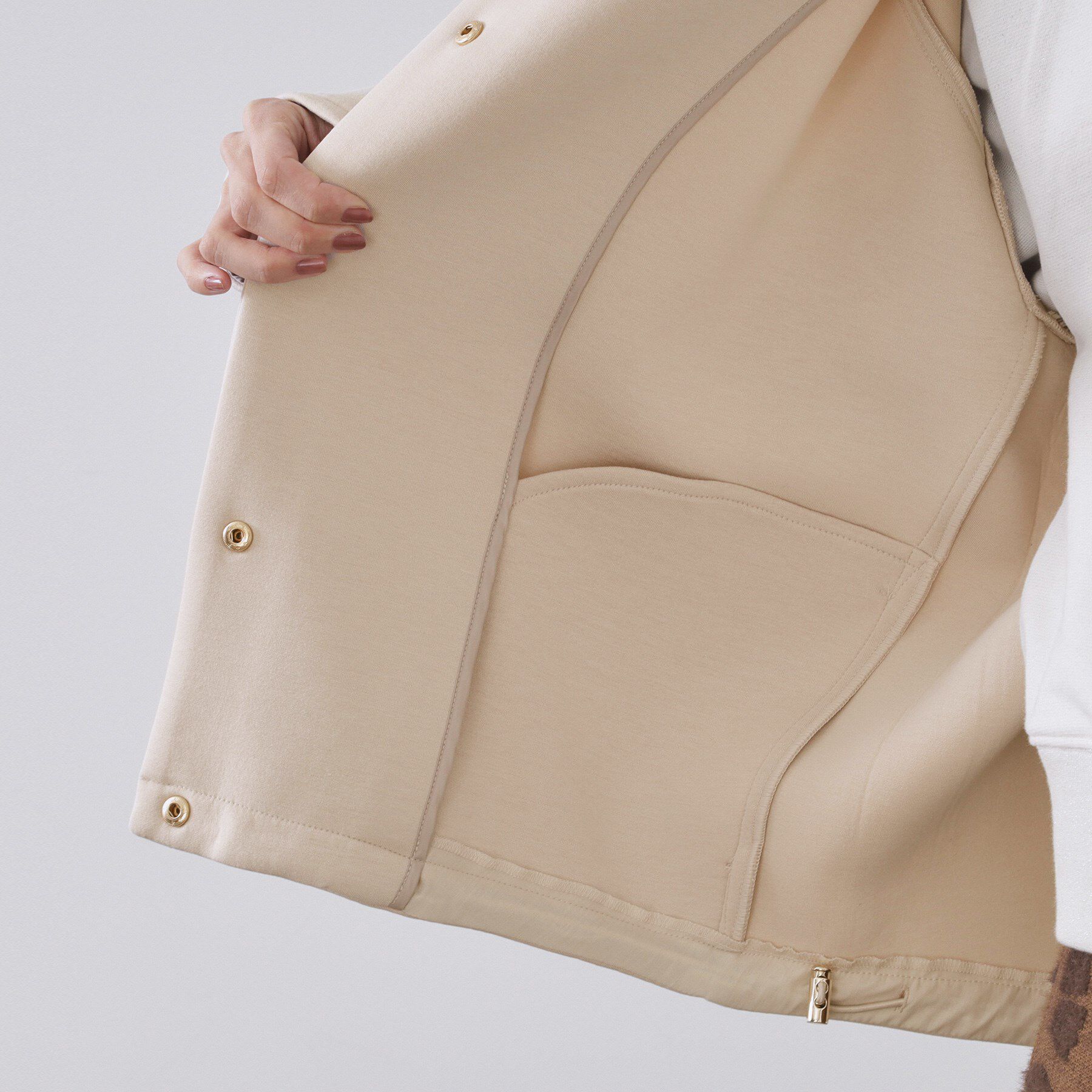 OPAQUE.CLIP「フーディブルゾン【洗濯機OK】」|ブルゾン・スタジャン|