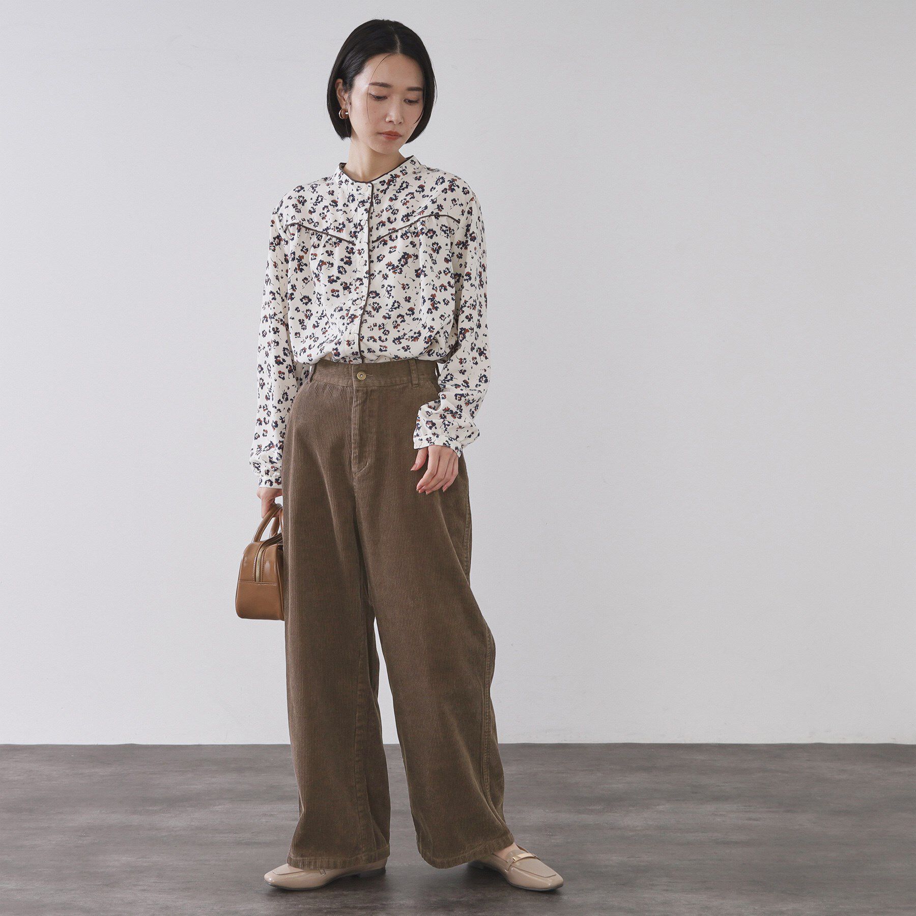 OPAQUE.CLIP「コーデュロイワイドパンツ【洗濯機OK】」|その他|