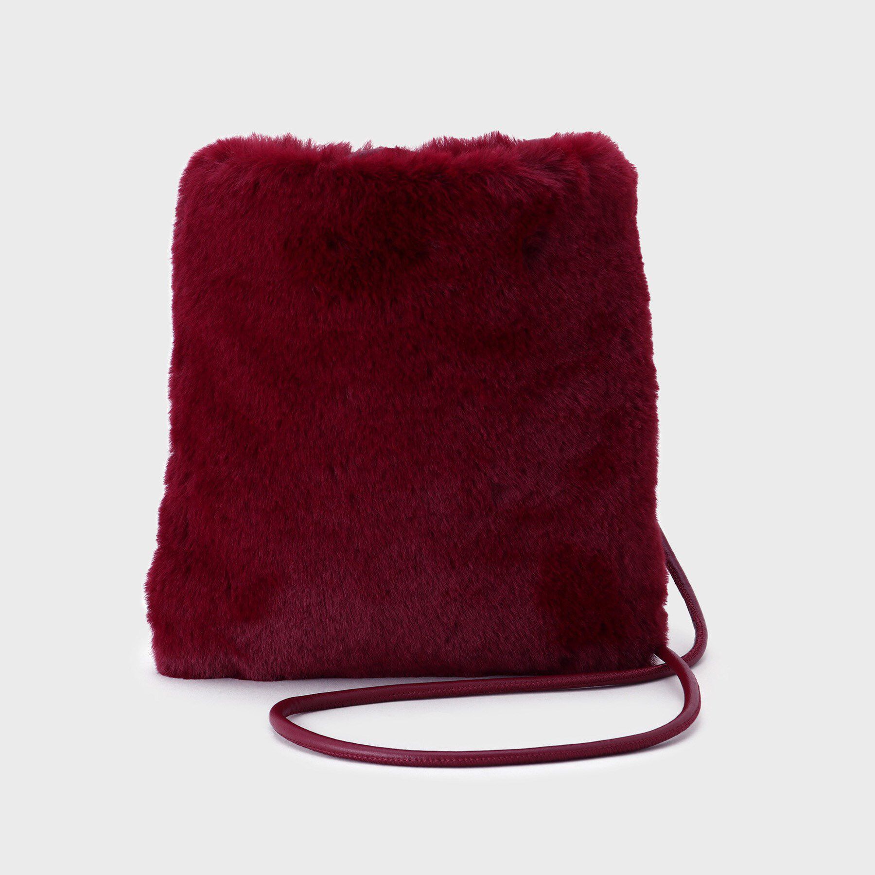 OPAQUE.CLIP「【11色展開】フェイクファースクエアミニポシェット」|ショルダー・メッセンジャー|