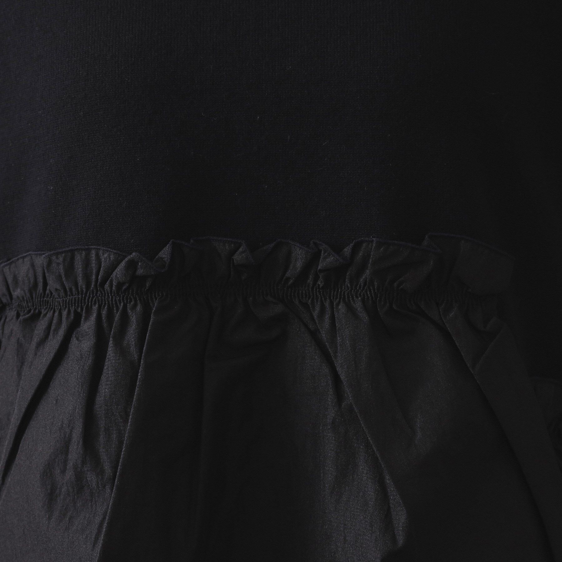 OPAQUE.CLIP「フリルドッキングニット【洗濯機OK】」|ニット・セーター|