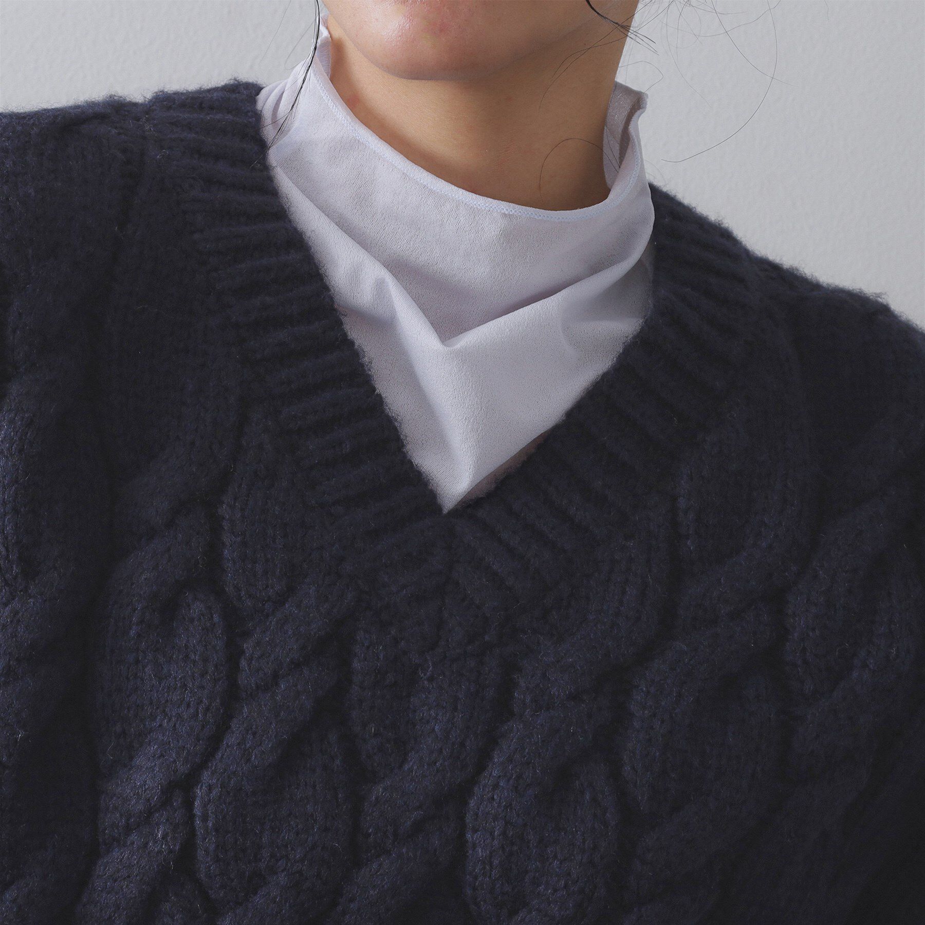 OPAQUE.CLIP「ケーブルローゲージベスト【洗濯機OK】」|ベスト・ジレ|