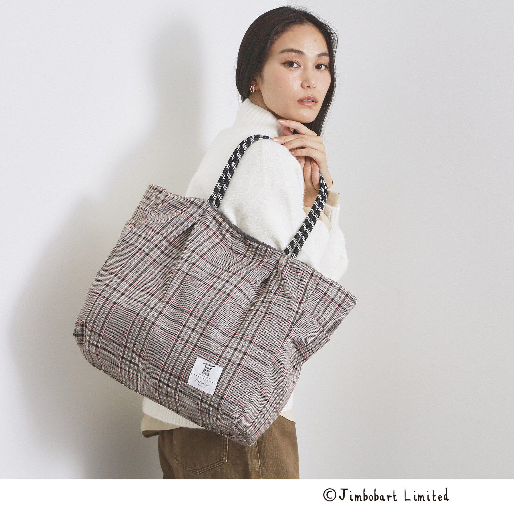 OPAQUE.CLIP「【ジムボバートコラボ】リバーシブルBIGトートバッグ」|トートバッグ|