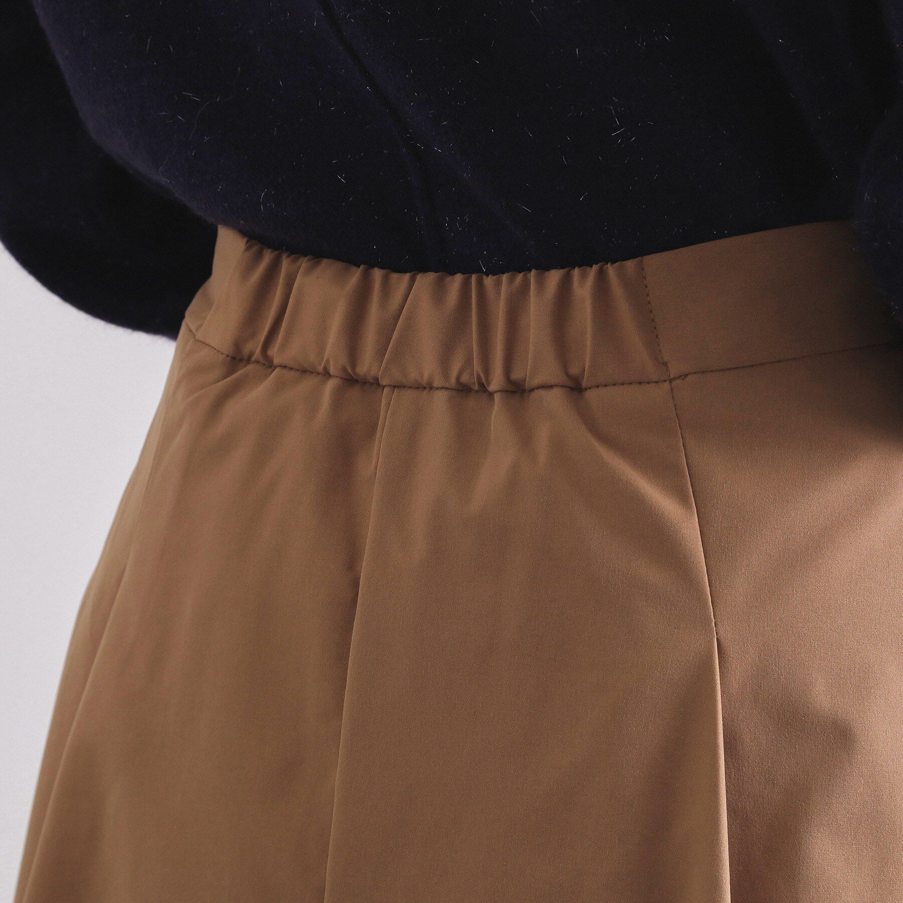 OPAQUE.CLIP「タフタフレアスカート【洗濯機OK】」|スカート|