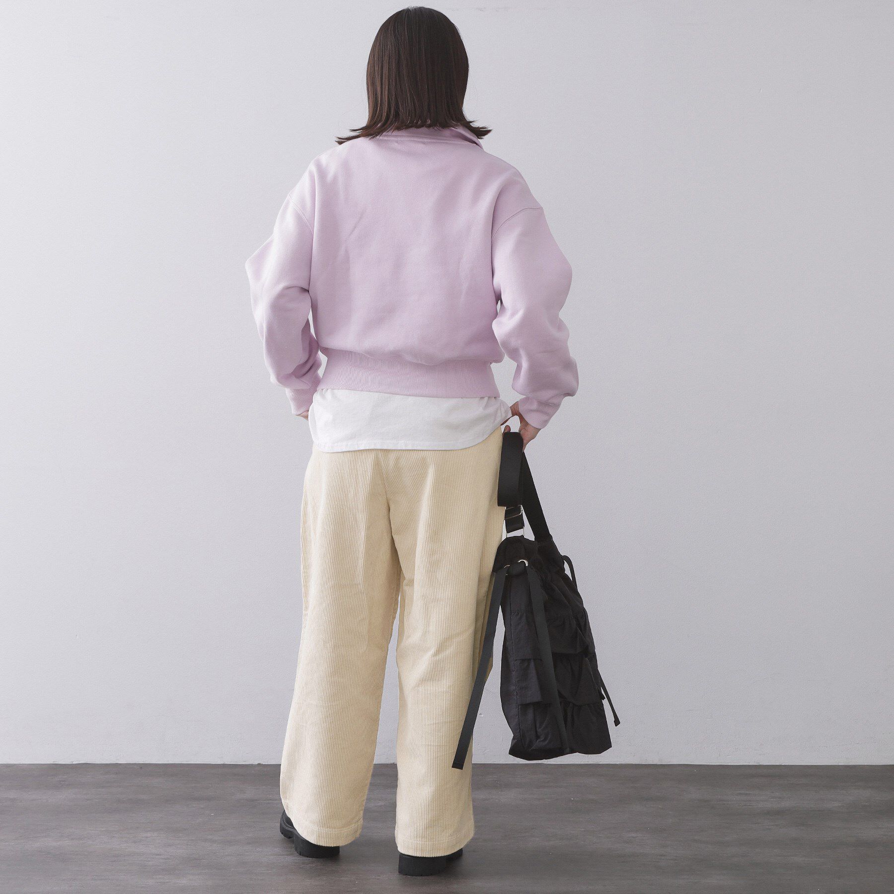 OPAQUE.CLIP「コーデュロイタックワイドパンツ【洗濯機OK】」|その他|