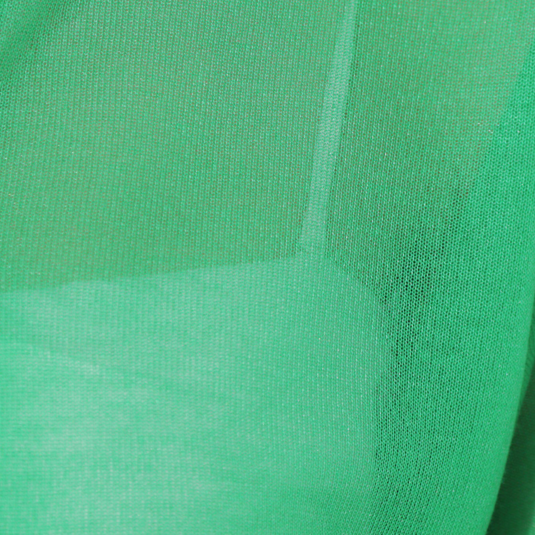 Couture broach「【前後2WAY・二の腕カバー】ダブルパール調釦5分袖シアーカーディガントップス」|カーディガン|