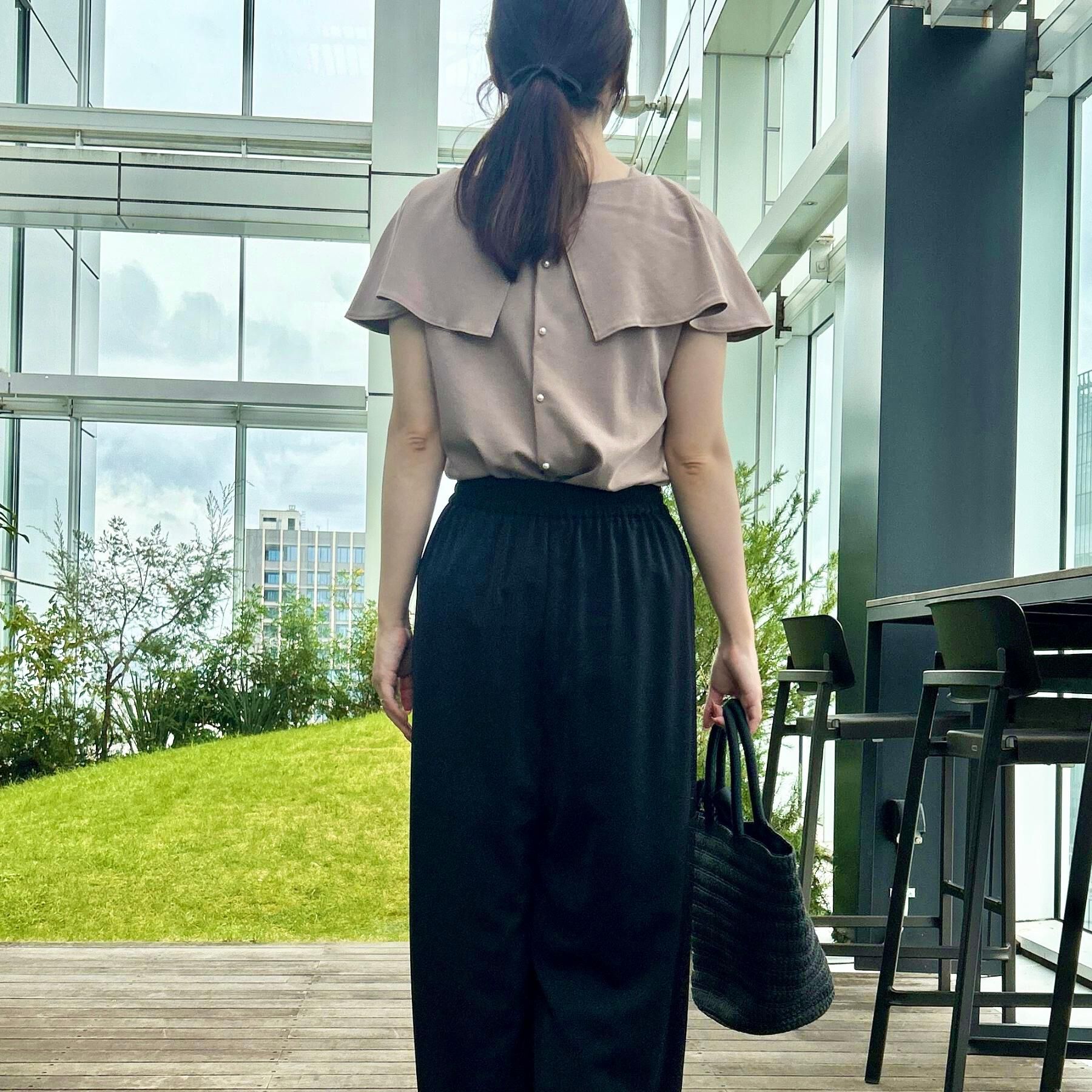 Couture broach「【マシンウォッシャブル・UVケア・接触冷感】2WAYケープデザインカットソー」|Tシャツ・カットソー|