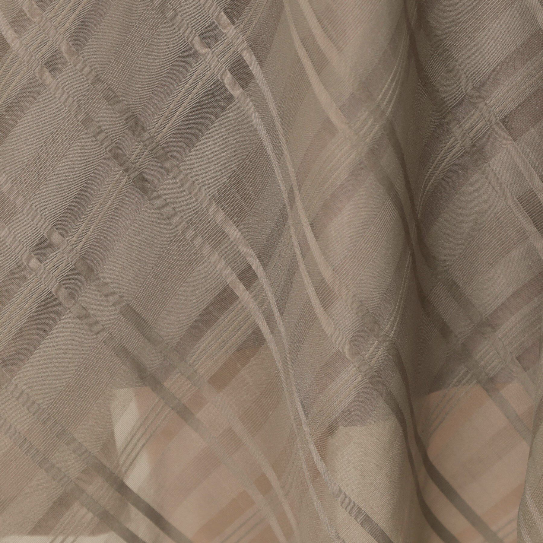 Couture broach「【美シルエット・通勤】シアーチェックオーガンジースカート」|スカート|