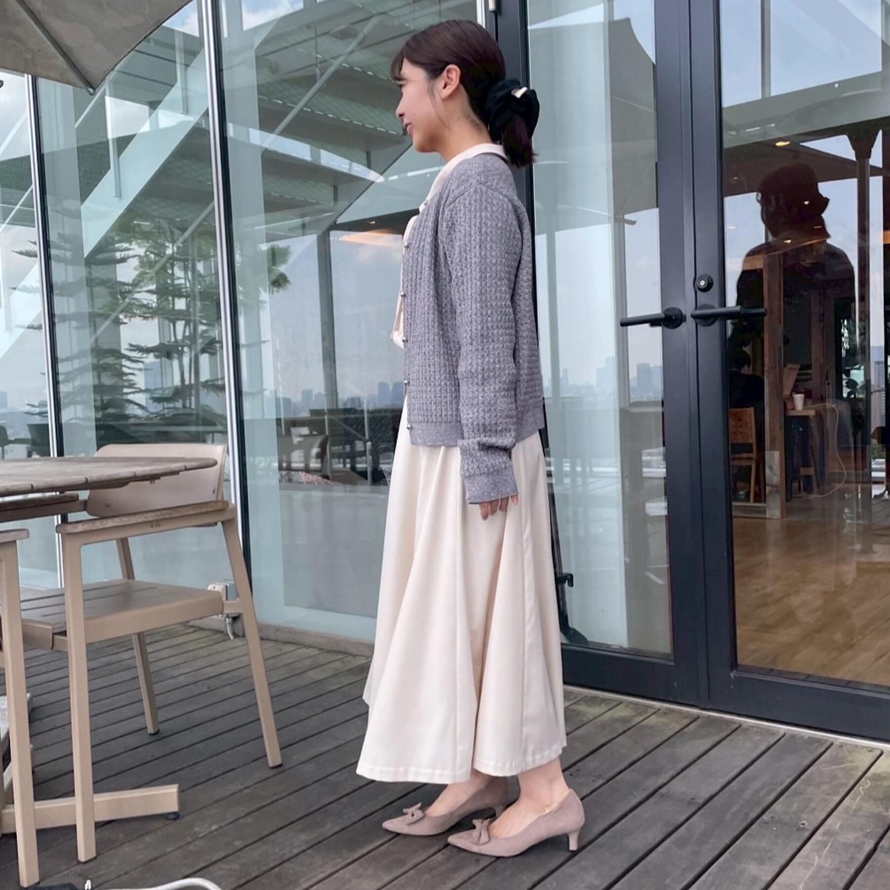 Couture broach「【大人可愛い・通勤】ロールカラーバックリボンブラウス」|シャツ・ブラウス|