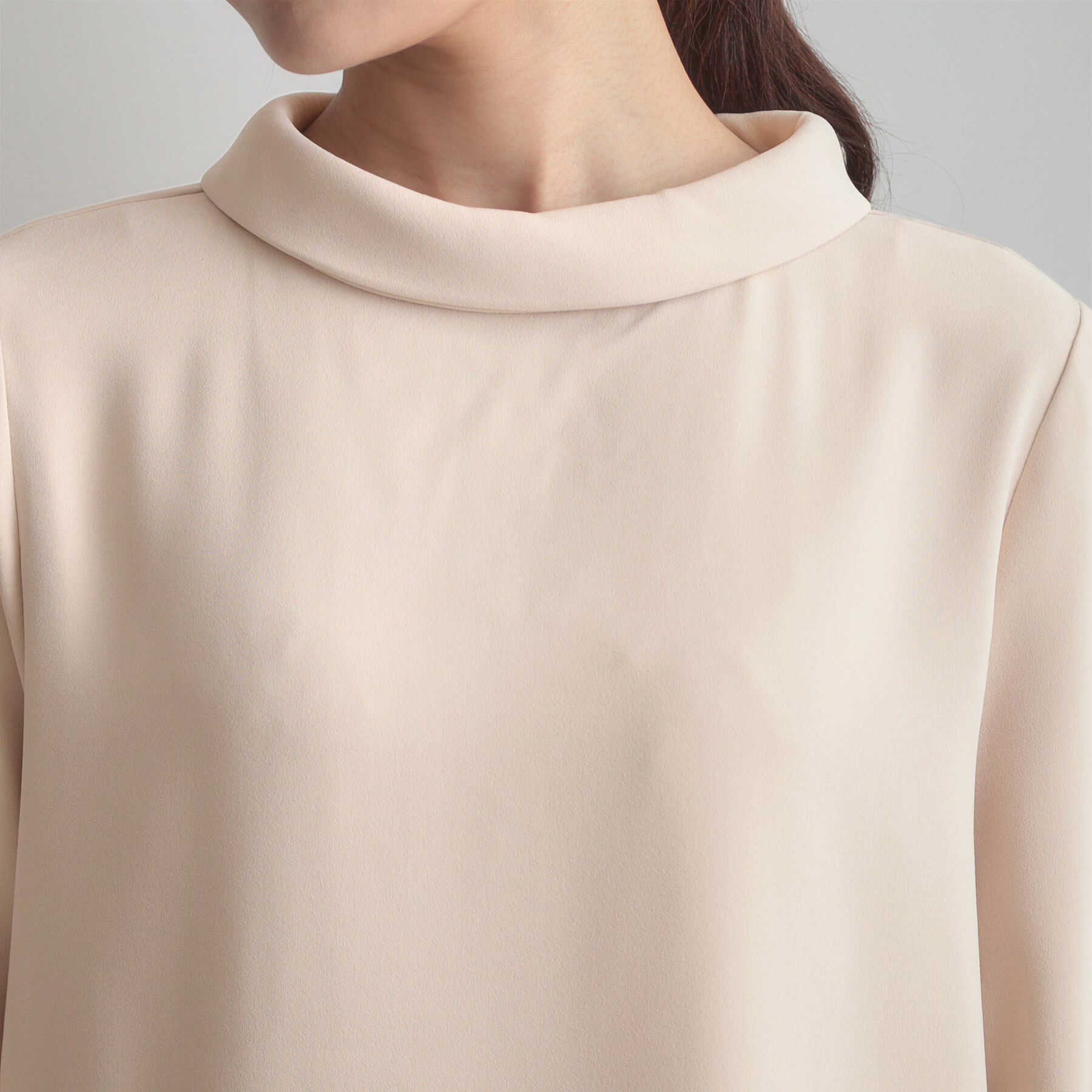 Couture broach「【大人可愛い・通勤】ロールカラーバックリボンブラウス」|シャツ・ブラウス|