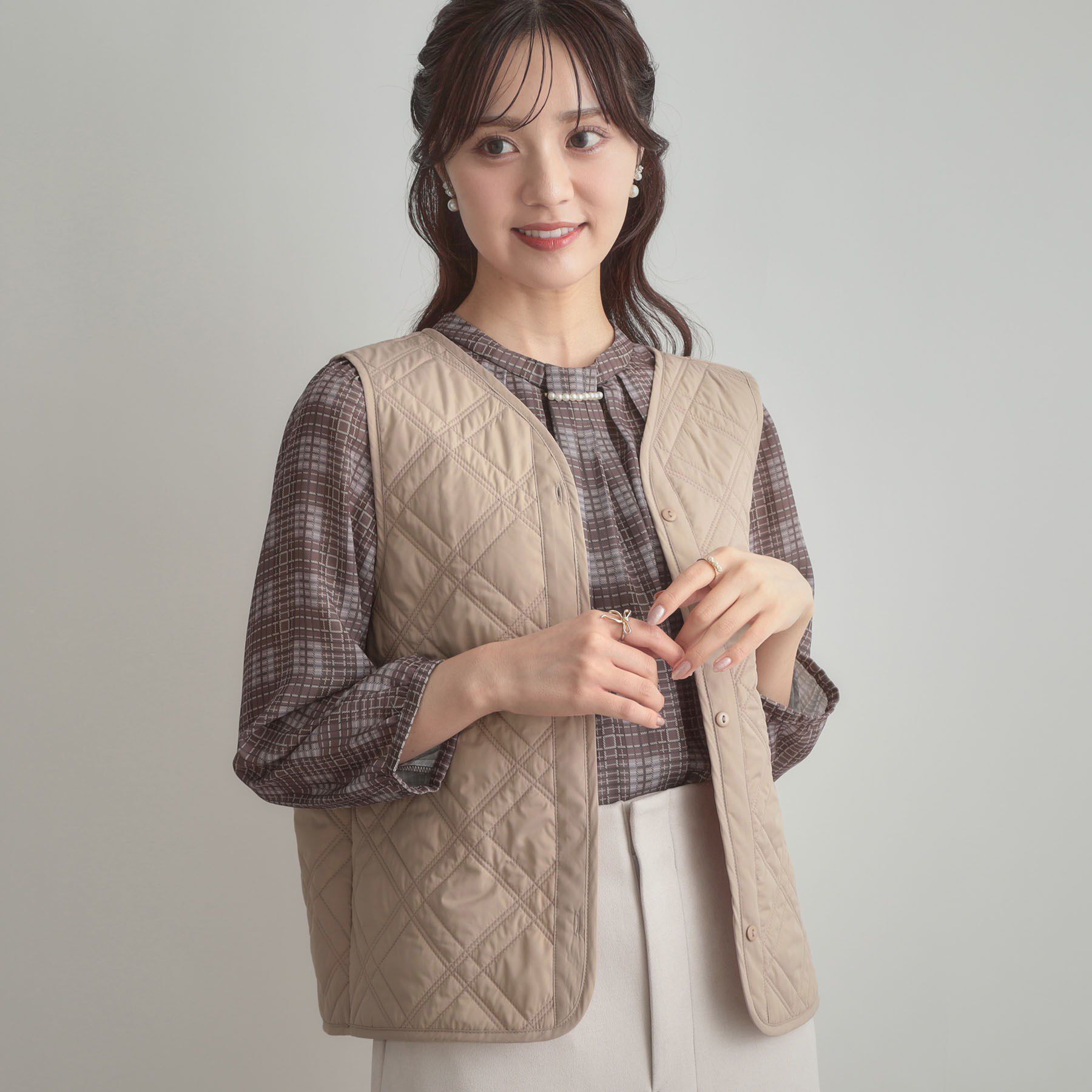 Couture broach「【撥水・ライナー付】愛されマンパ」|ブルゾン・スタジャン|