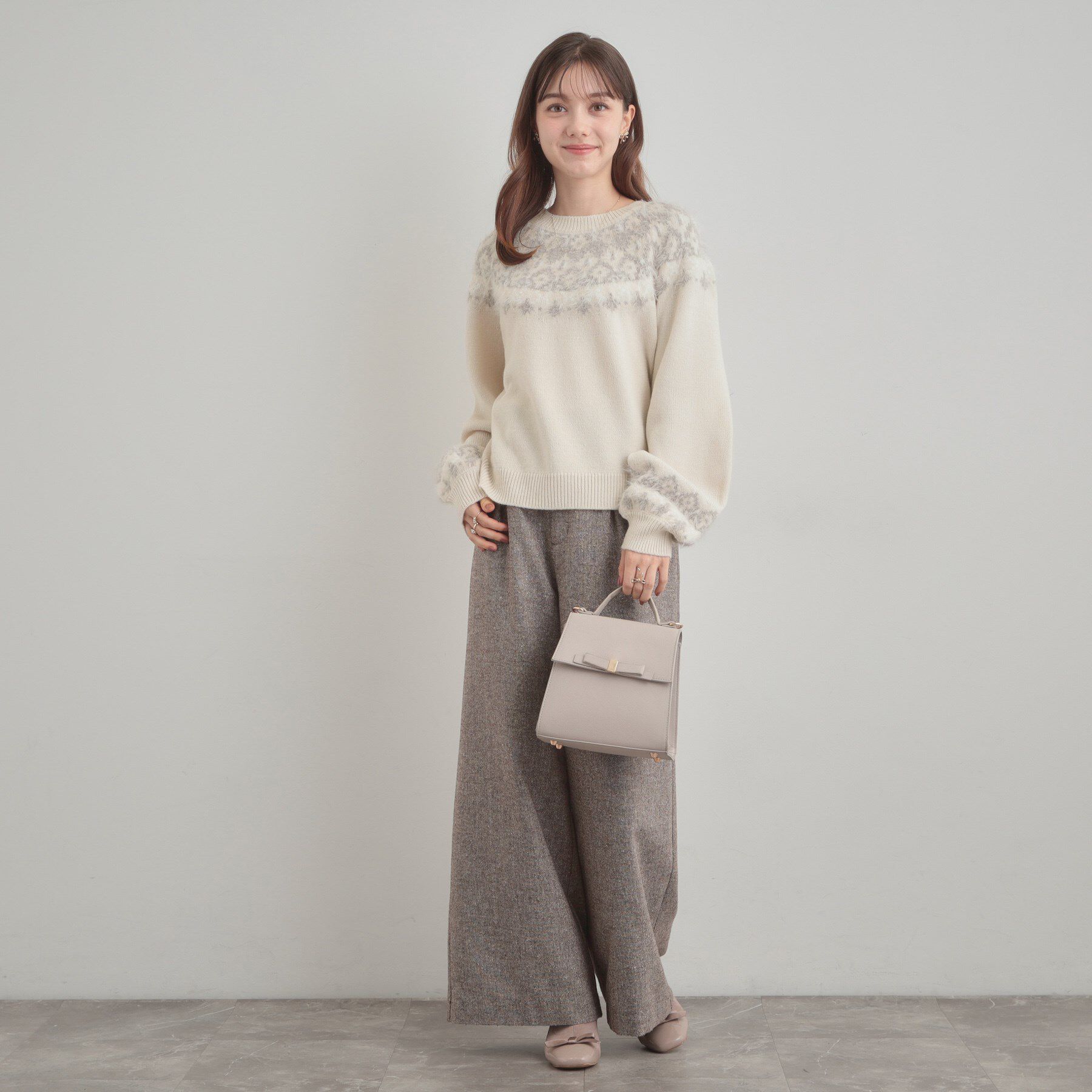 Couture broach「【着映え】求心フェザーニット」|ニット・セーター|