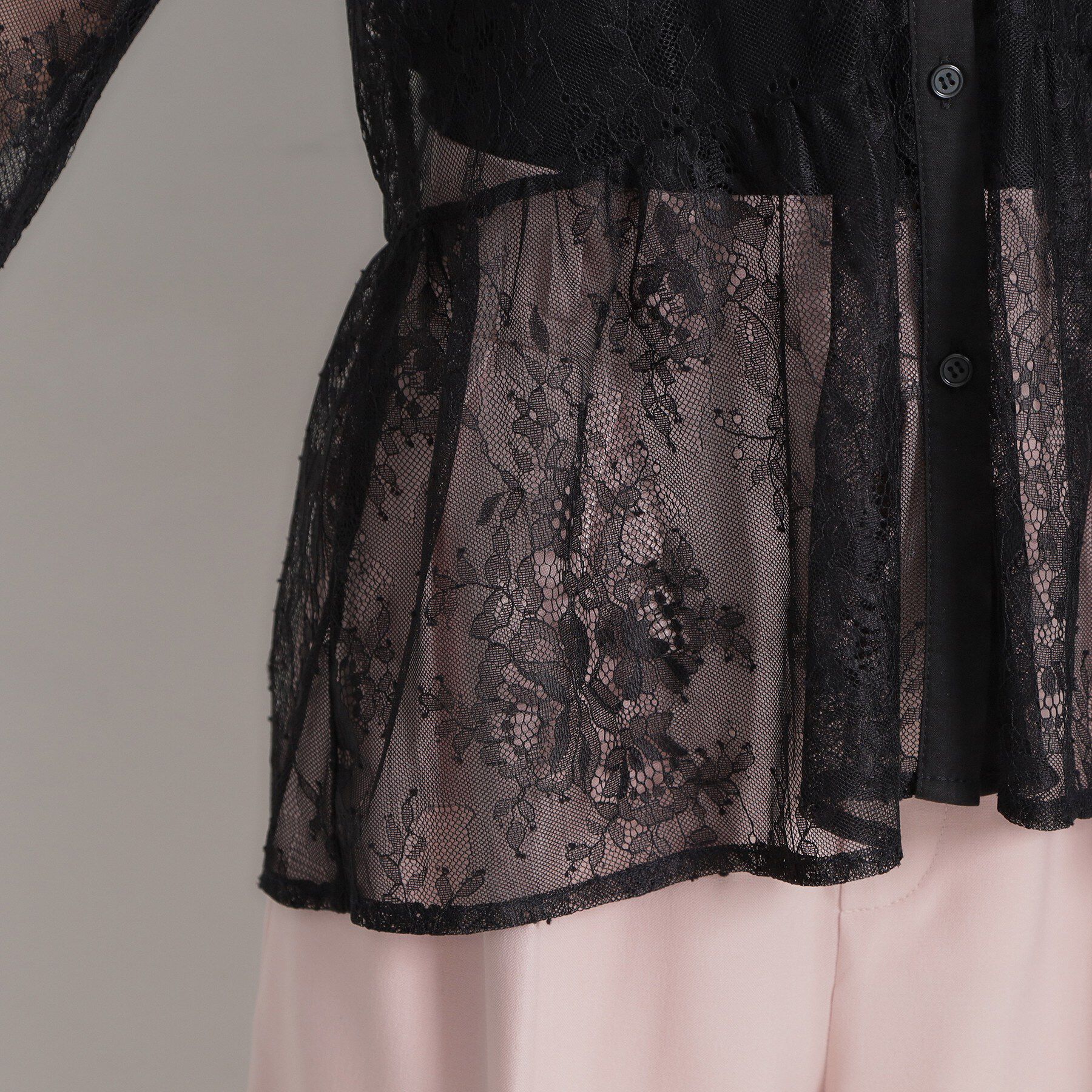 Couture broach「スカラップレースブラウス」|シャツ・ブラウス|