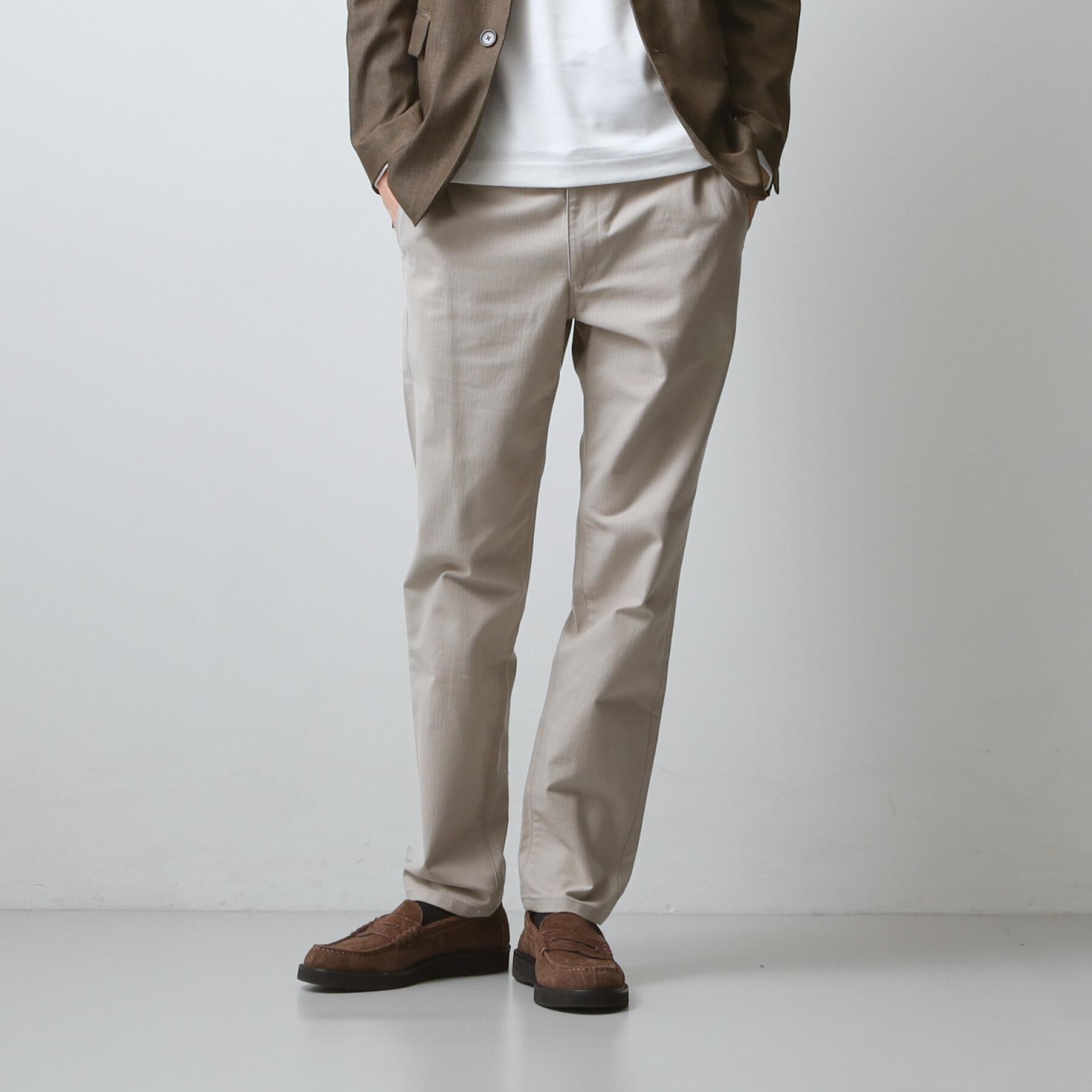 THE SHOP TK「【オールシーズン穿ける！】7DAYSストレッチへリンボンパンツ　ON&hArr;OFF兼用」|その他|