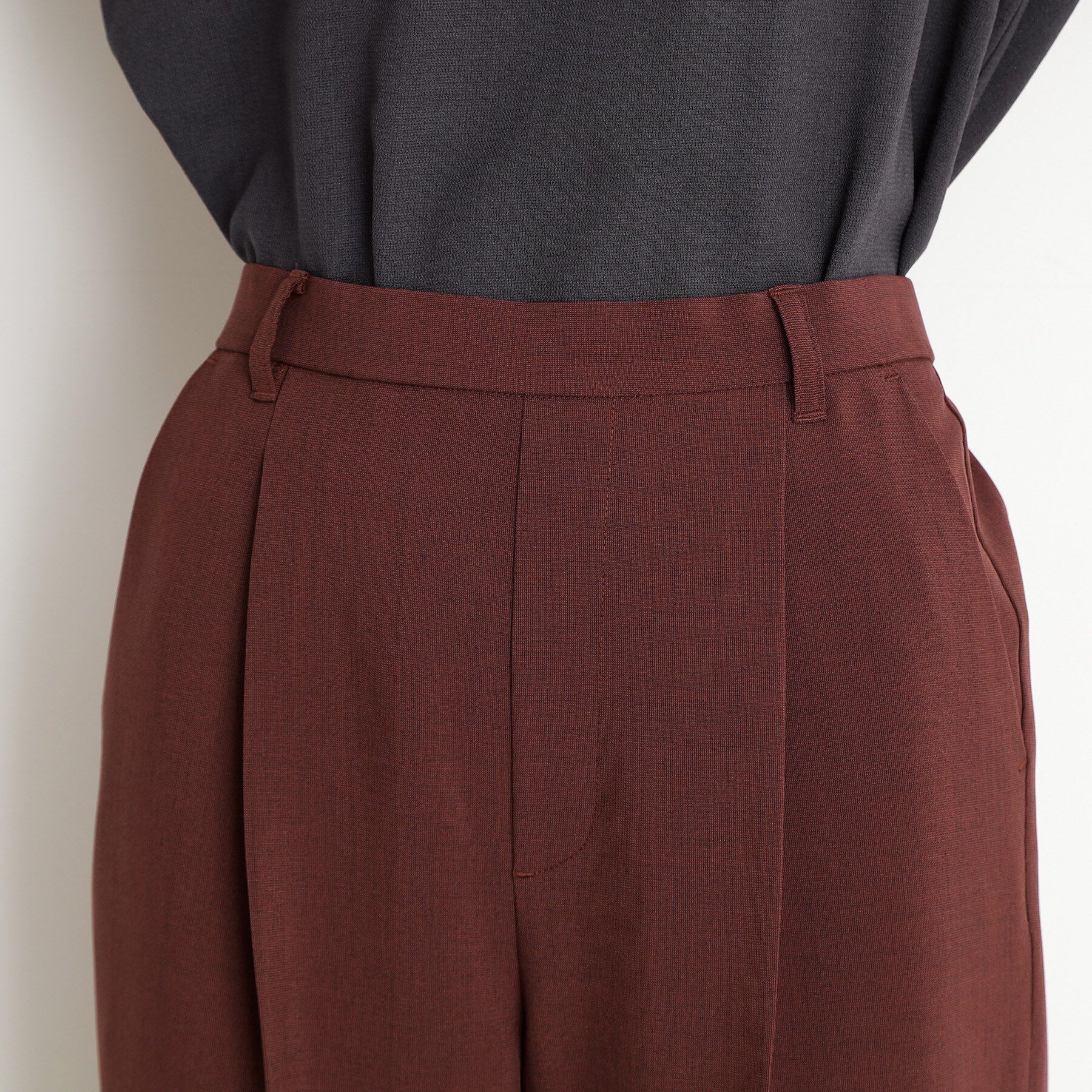 THE SHOP TK「【XS-XLサイズ】麻調ワイドパンツ/洗濯機OK/from the VOICE」|その他|