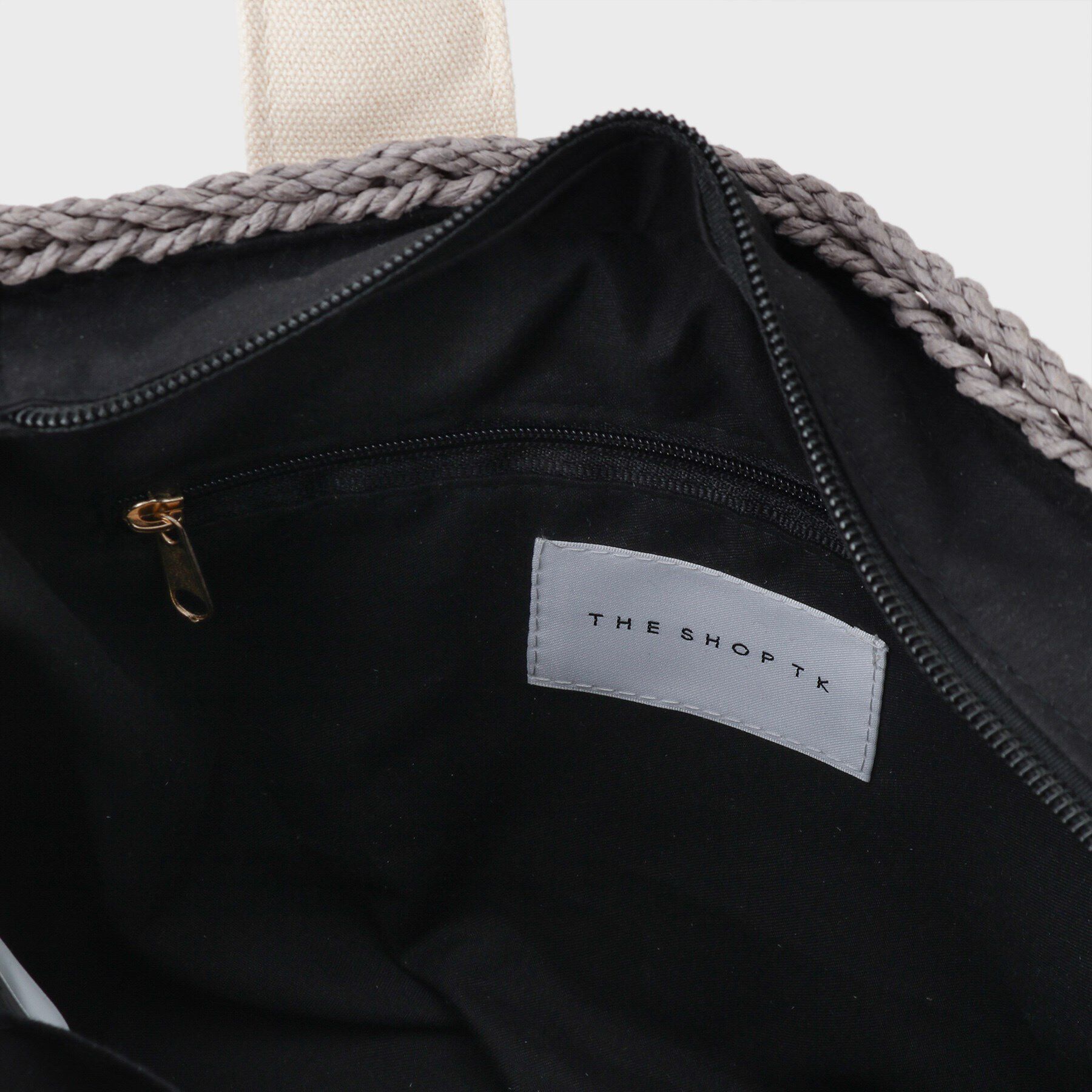 THE SHOP TK「ロゴ雑材バッグ」|ショルダー・メッセンジャー|