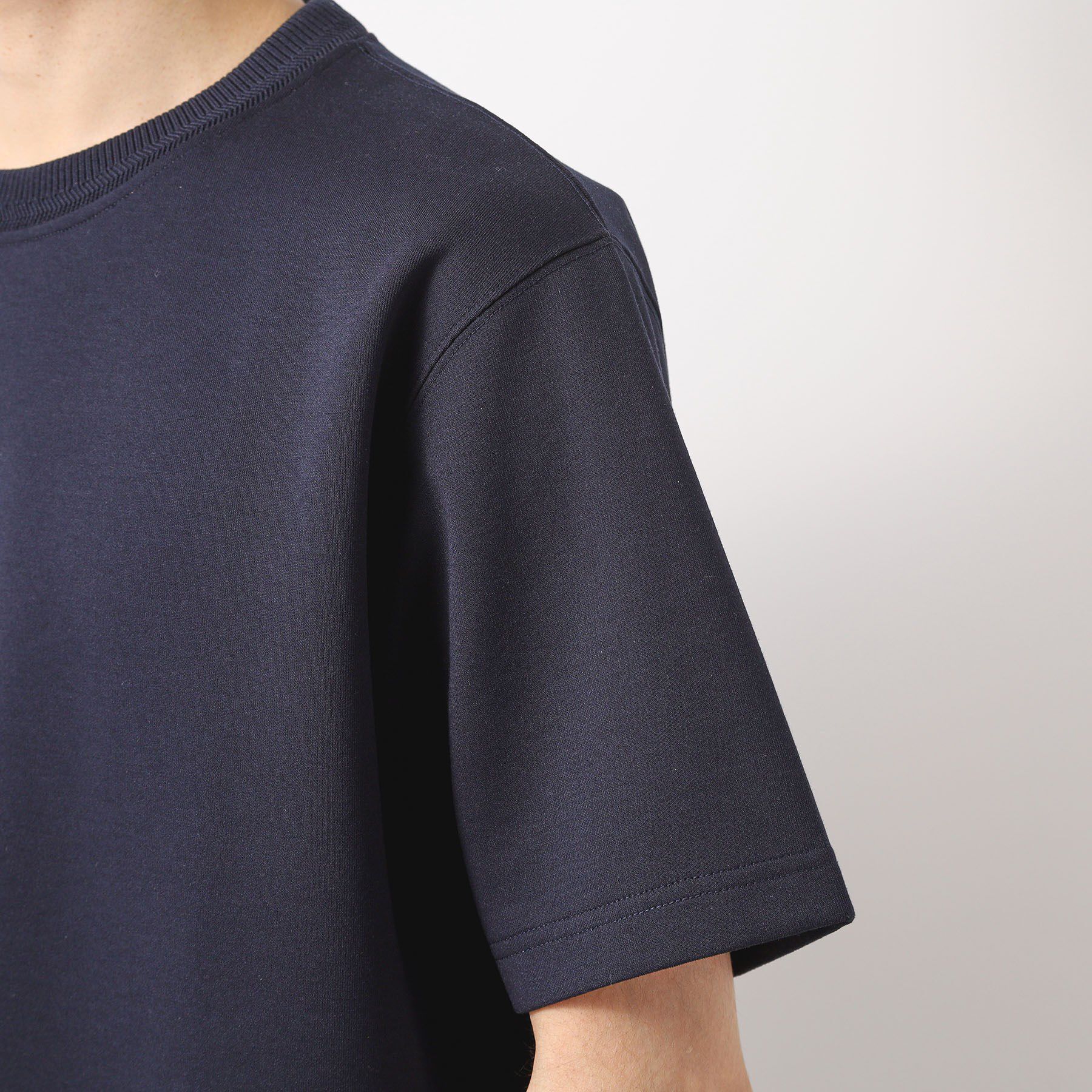 THE SHOP TK「ダブルフェイス半袖Tシャツ　【洗濯機OK】」|Tシャツ・カットソー|