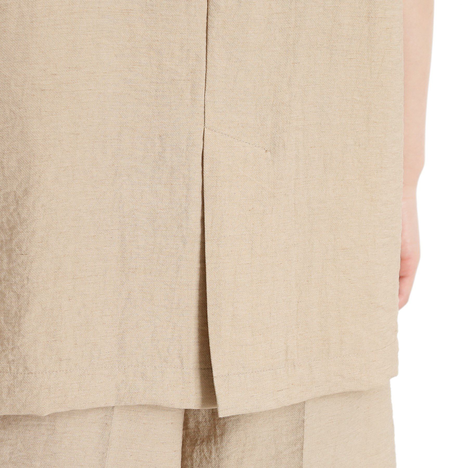 THE SHOP TK「リネン混半袖テーラージャケット【洗える/セットアップ可】」|テーラードジャケット|