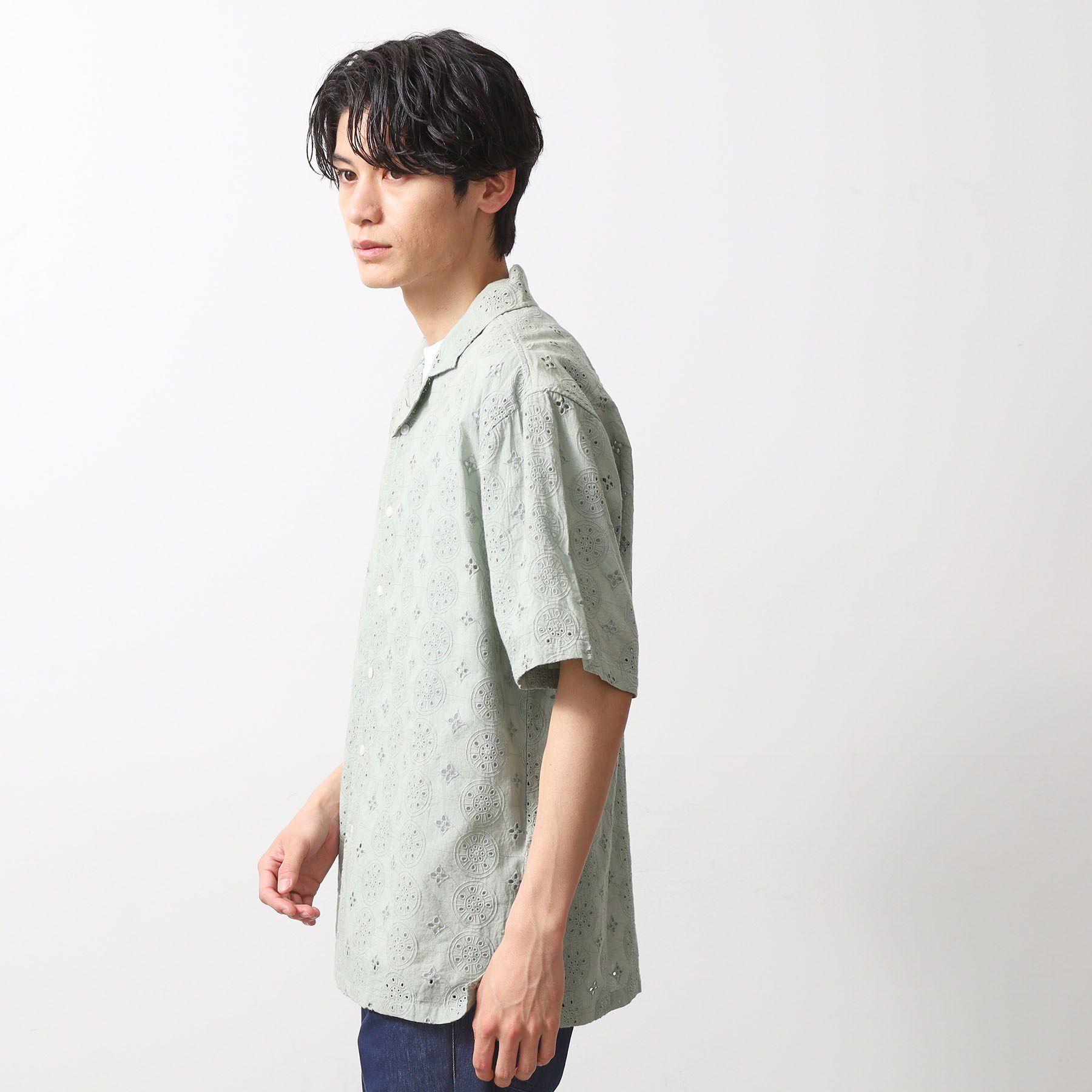 THE SHOP TK「インド刺繍半袖シャツ　【親子リンク/洗濯機OK】」|シャツ・ブラウス|