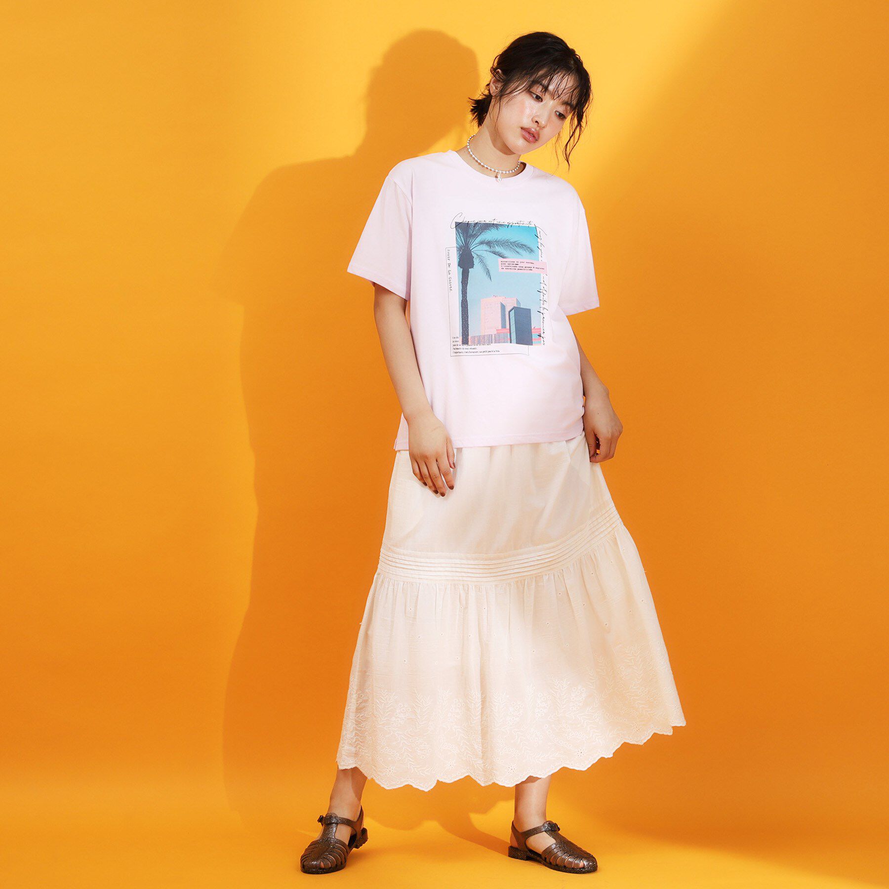 THE SHOP TK「フォトアソートTシャツ【接触冷感/UV/毛玉になりにくい/洗濯機OK】」|Tシャツ・カットソー|