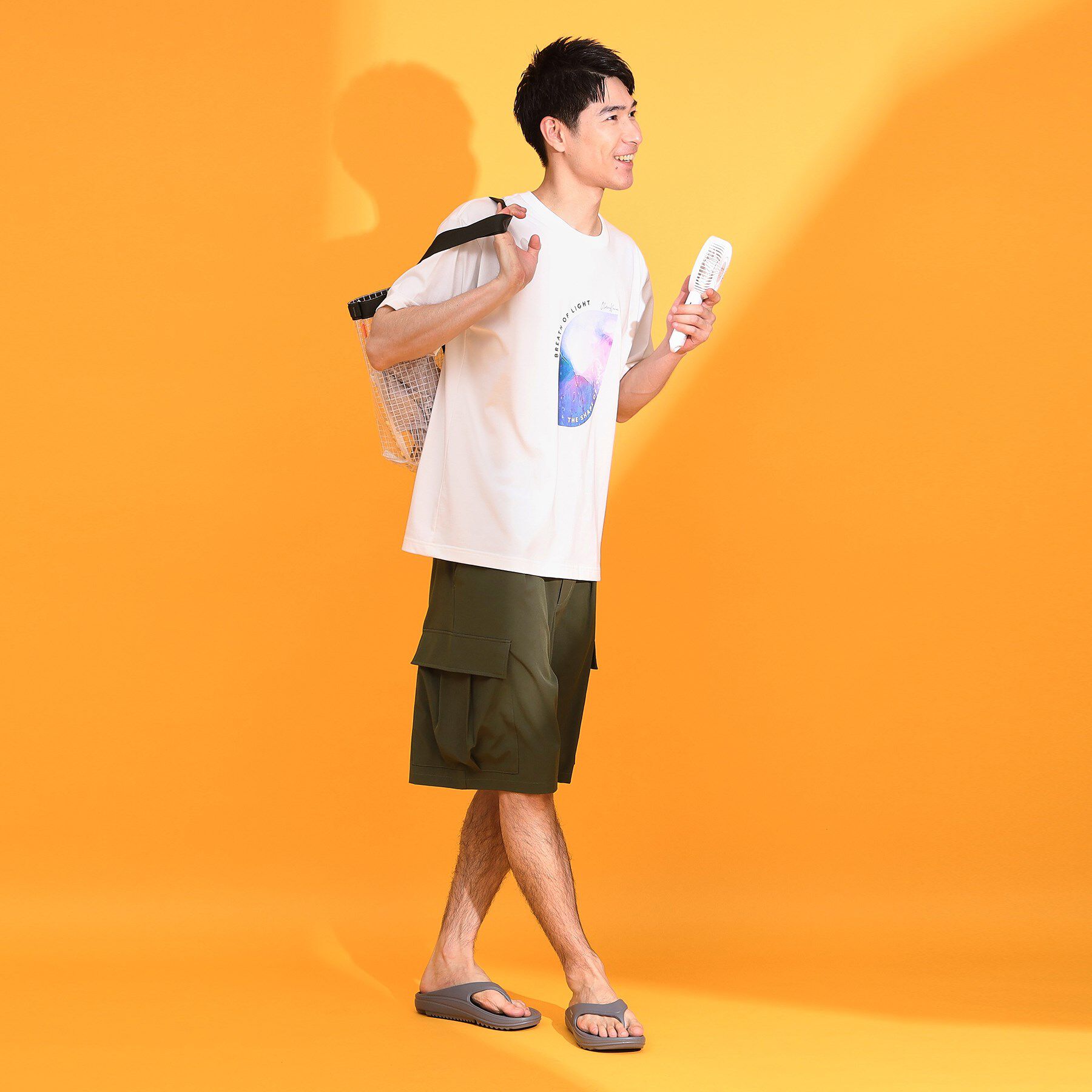 THE SHOP TK「mizugiwa水陸両用カーゴショートパンツ 【接触冷感/UVカット/吸水速乾/洗濯機OK】」|その他|