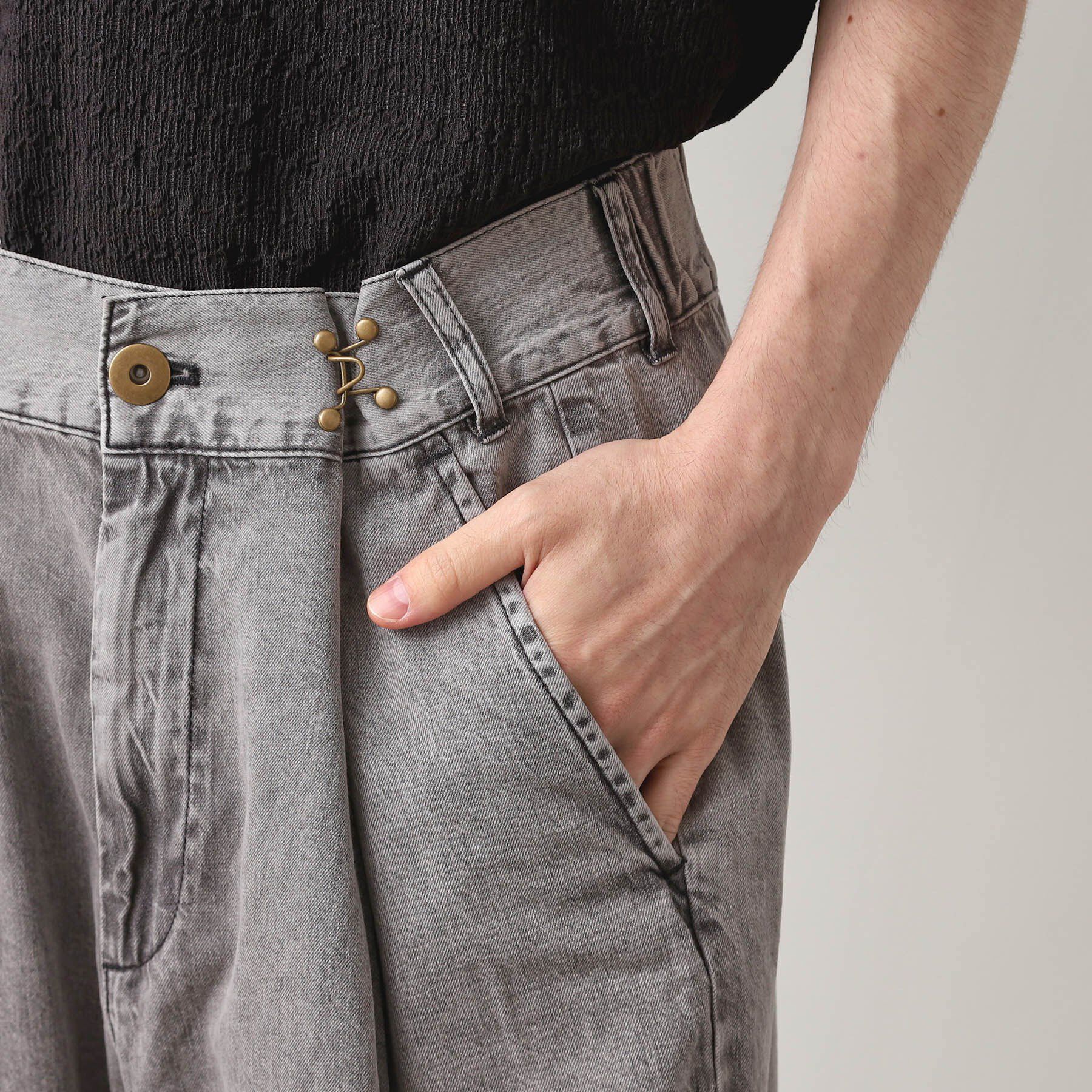 THE SHOP TK「ツータックワイドデニムパンツ」|その他|