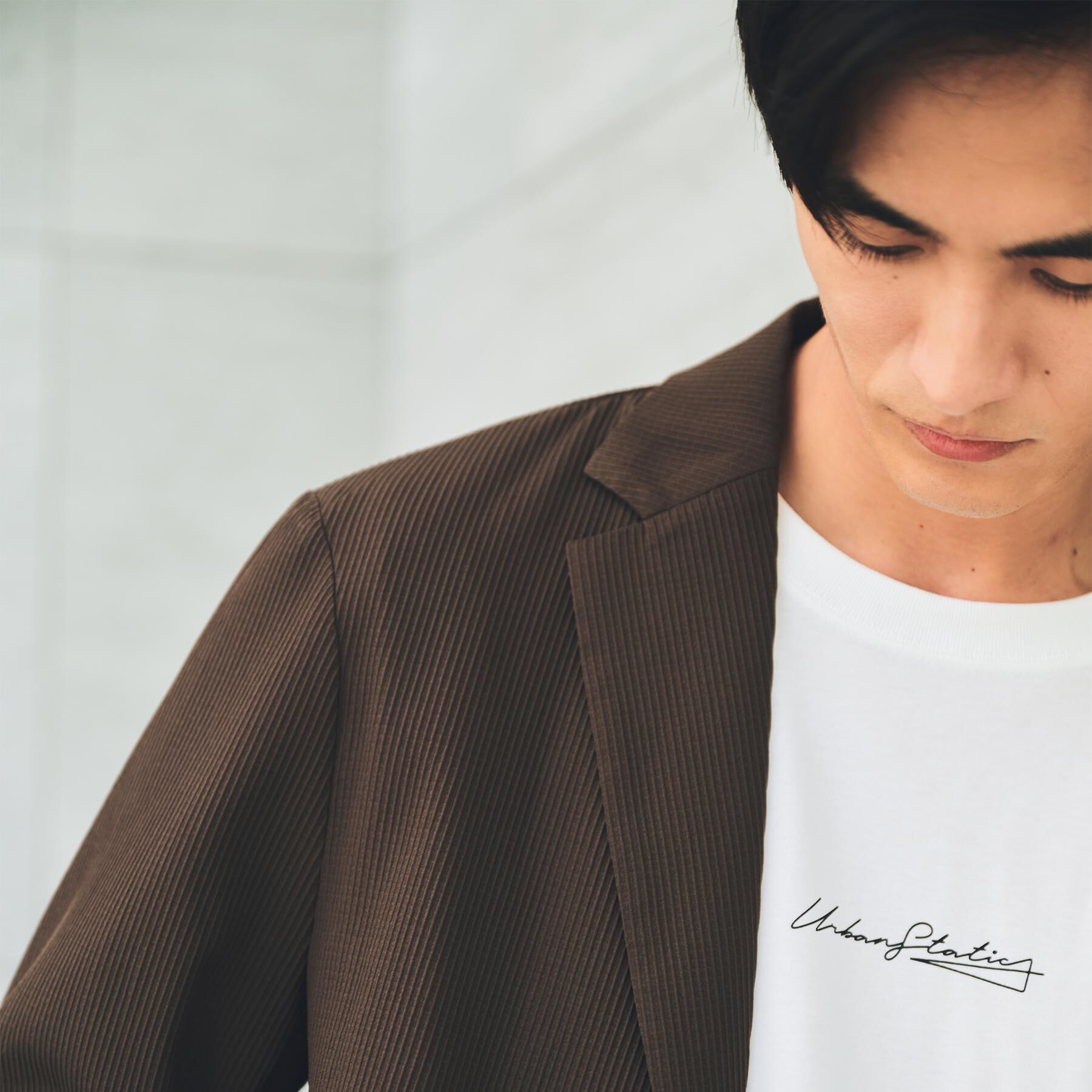 THE SHOP TK「【Begin/ビギン10月号掲載】楊柳スマートジャケット　軽量/洗濯機OK/セットアップ可」|テーラードジャケット|