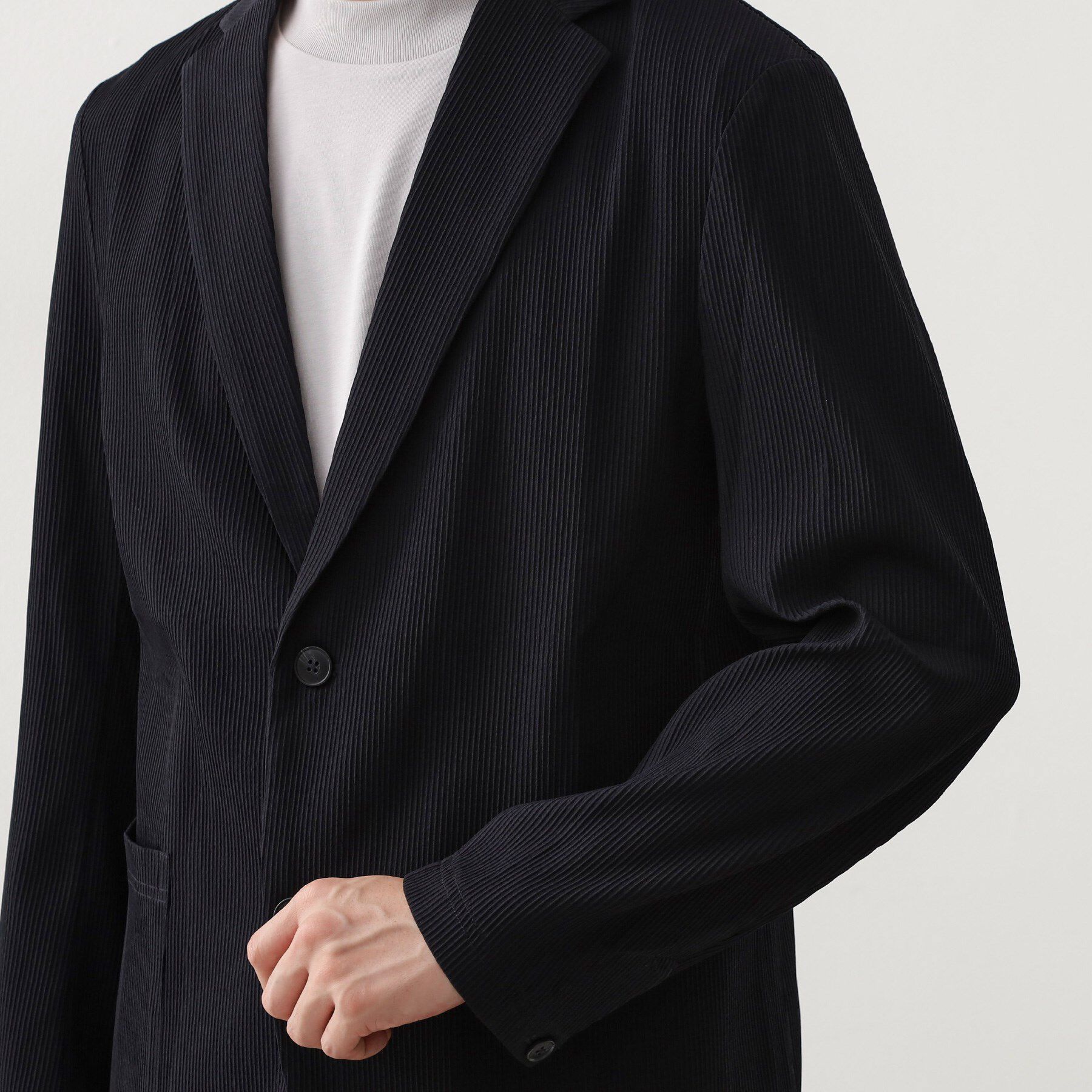 THE SHOP TK「【Begin/ビギン10月号掲載】楊柳スマートジャケット　軽量/洗濯機OK/セットアップ可」|テーラードジャケット|