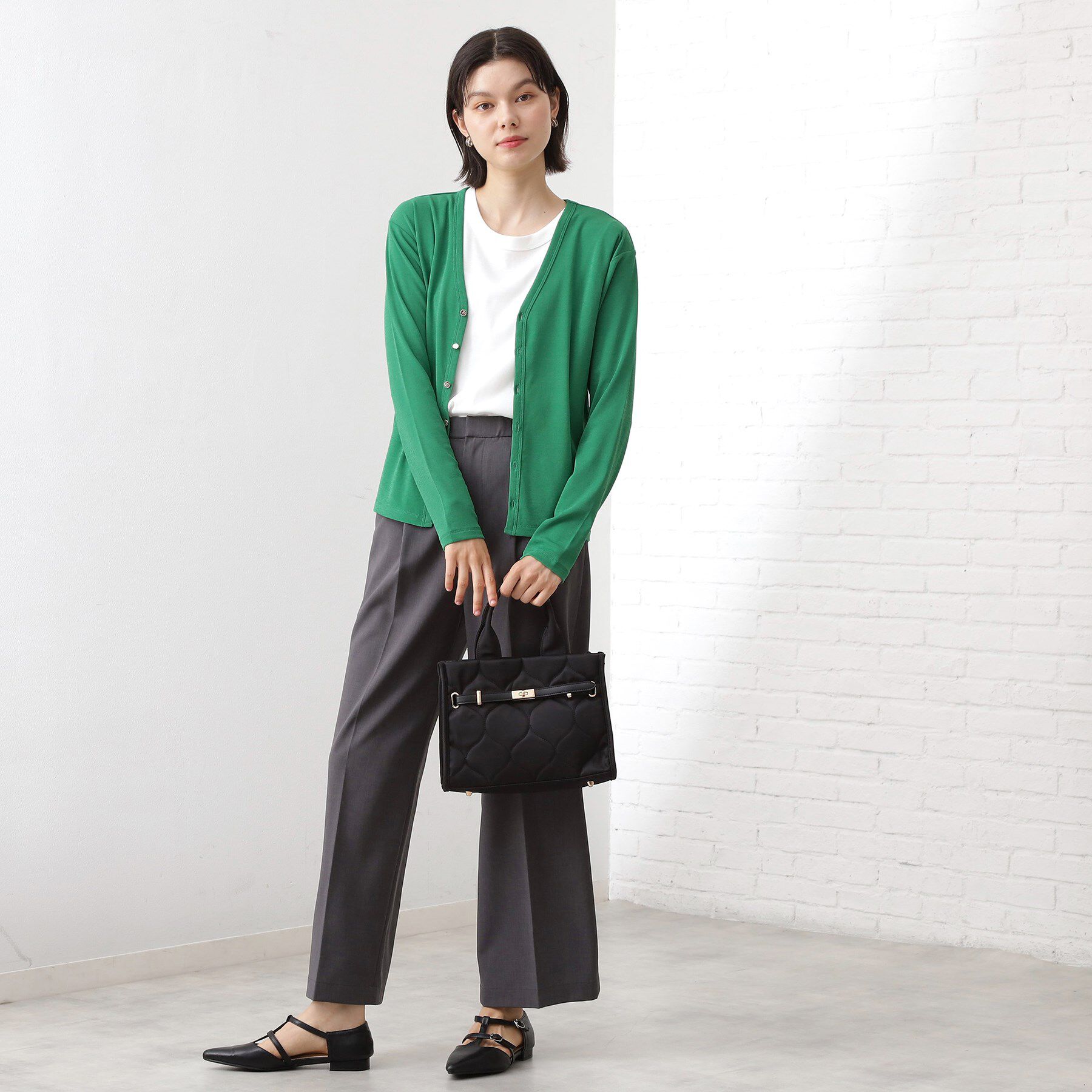 THE SHOP TK「ナイロンキルトミドルトートバッグ」|トートバッグ|