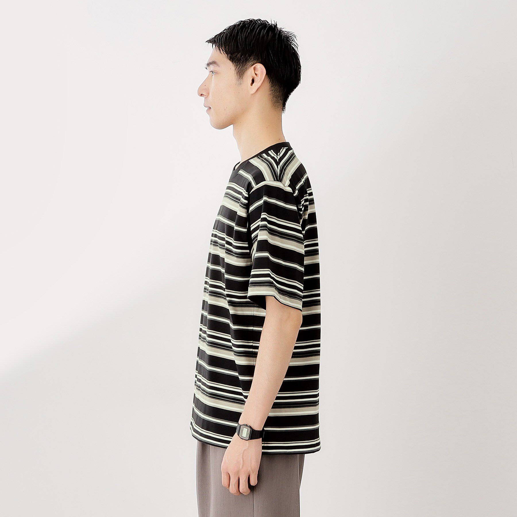 THE SHOP TK「マルチボーダープルオーバー S／S」|Tシャツ・カットソー|