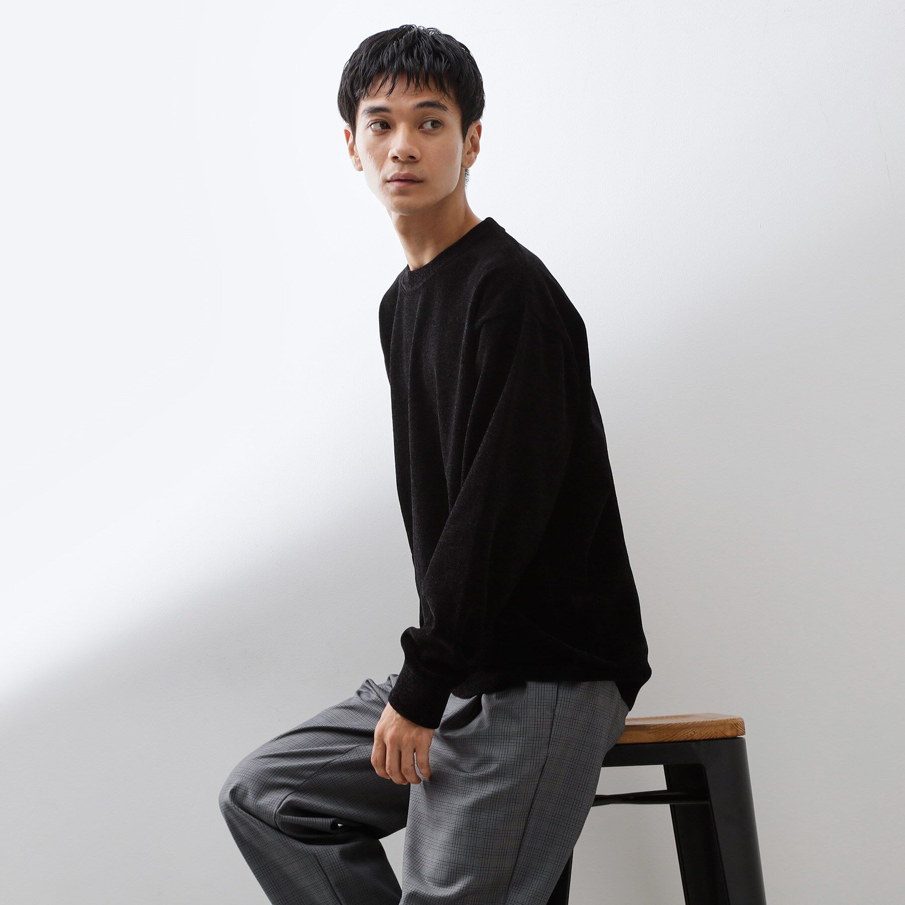 THE SHOP TK「【触れるたびに心地良い】ライトモールニット　洗濯機OK/ユニセックスでおすすめ！」|ニット・セーター|