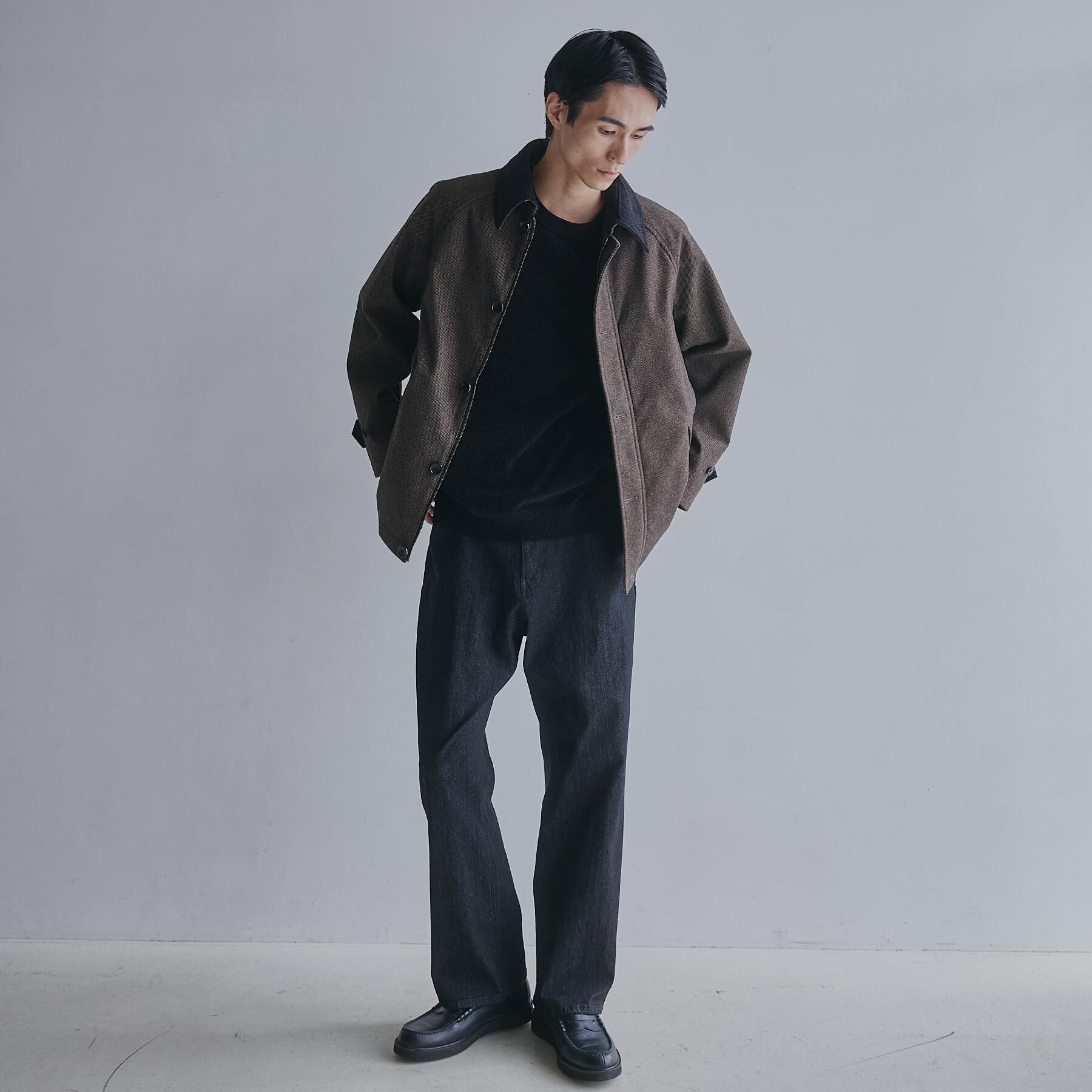 THE SHOP TK「コットンカーブデニム 【セットアップ可/洗濯機OK】」|デニム|