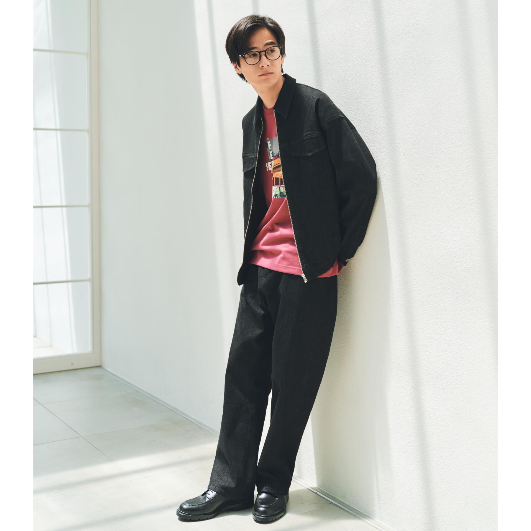 THE SHOP TK「コットンカーブデニム 【セットアップ可/洗濯機OK】」|デニム|