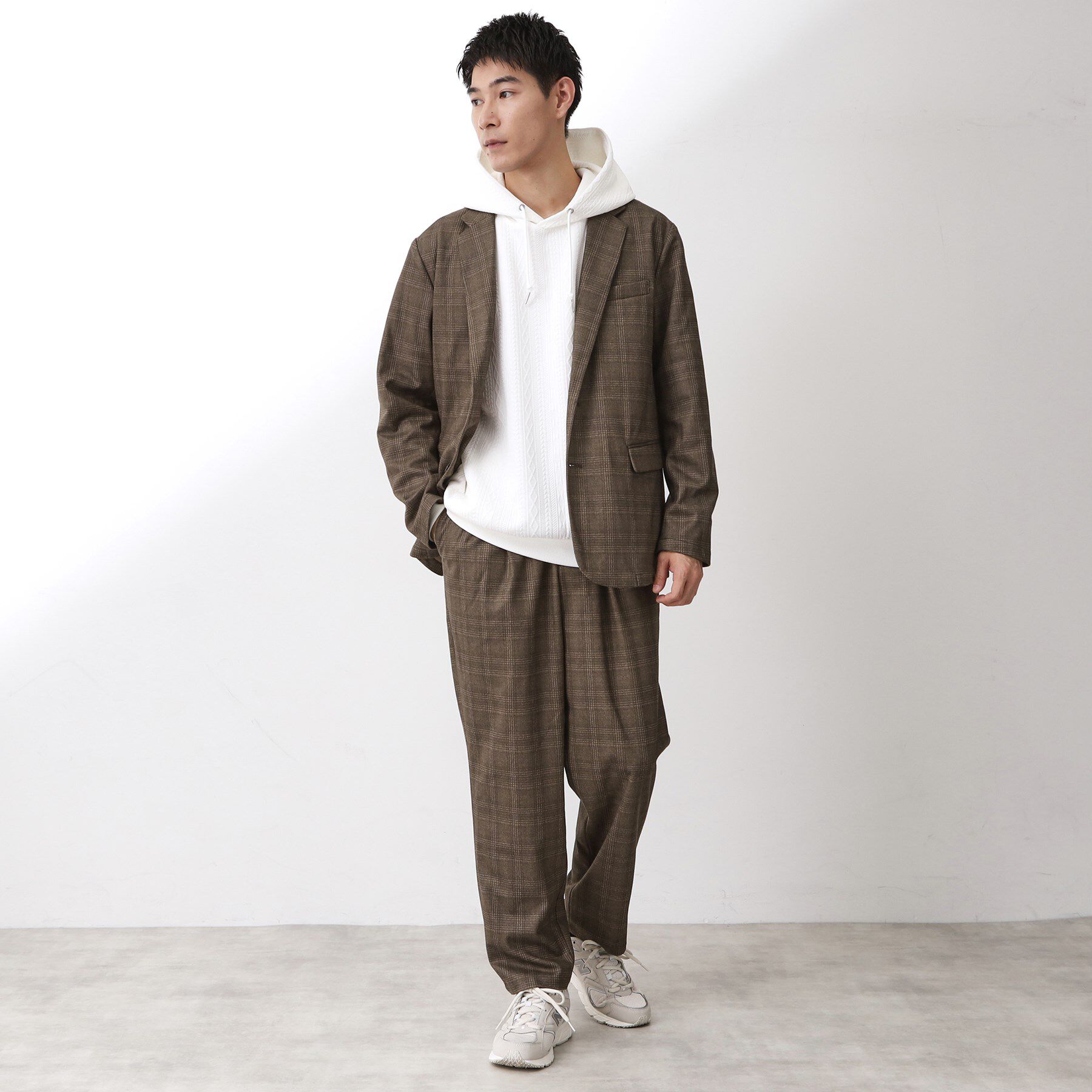 THE SHOP TK「ホームスパンジャージイージーパンツ【セットアップ可/洗濯機OK】」|その他|