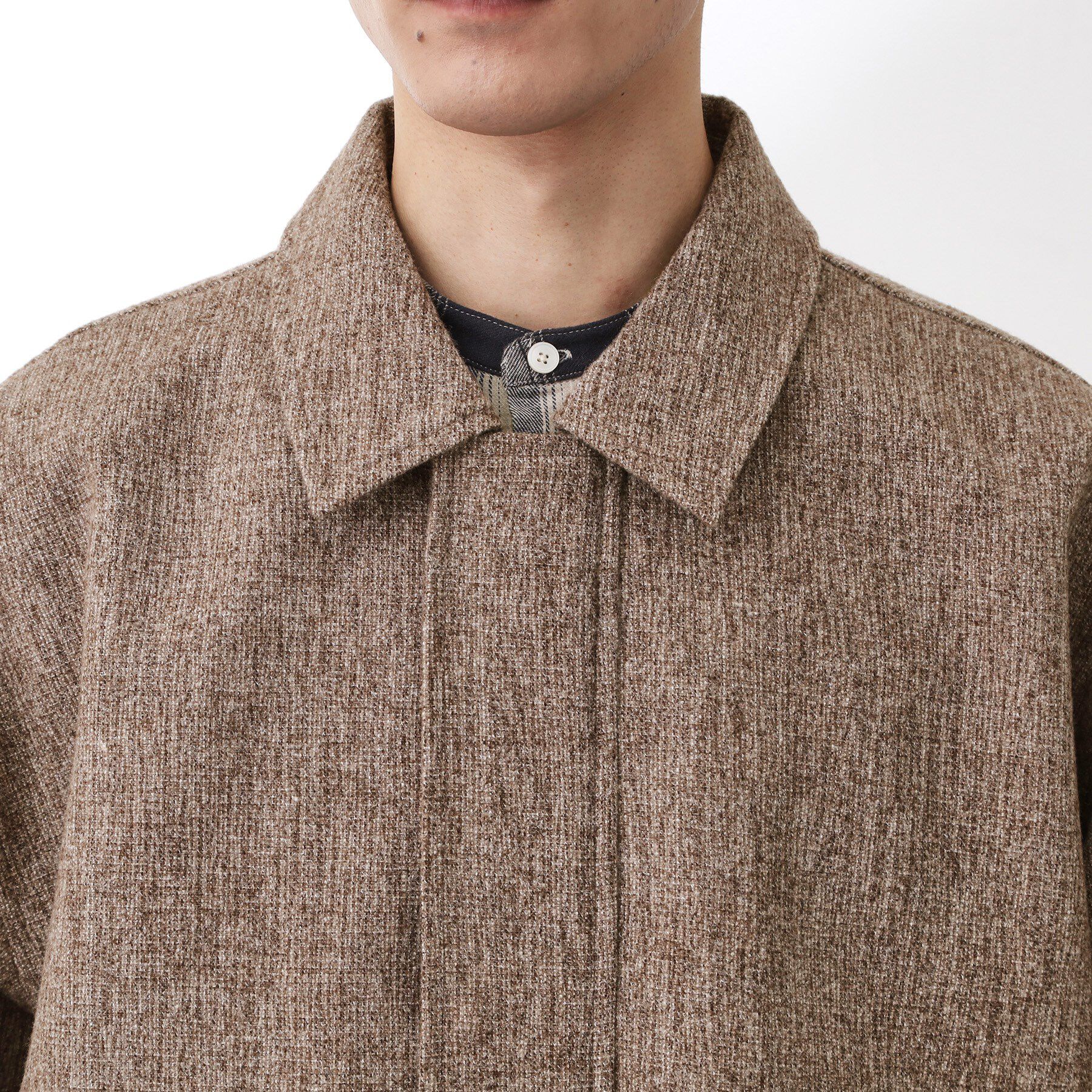 THE SHOP TK「ツイードフライトビッグブルゾン 【洗濯機OK／セットアップ可】」|ブルゾン・スタジャン|