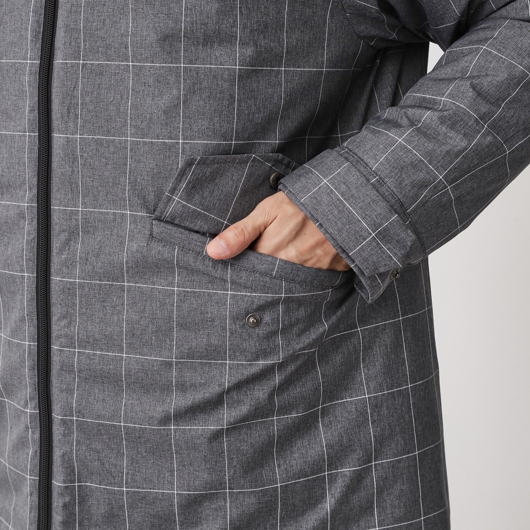 THE SHOP TK「【軽くて、暖かい】SORONA／ソロナ 中綿ブルゾン 防風/軽量/洗濯機OK/フード脱着可」|ブルゾン・スタジャン|