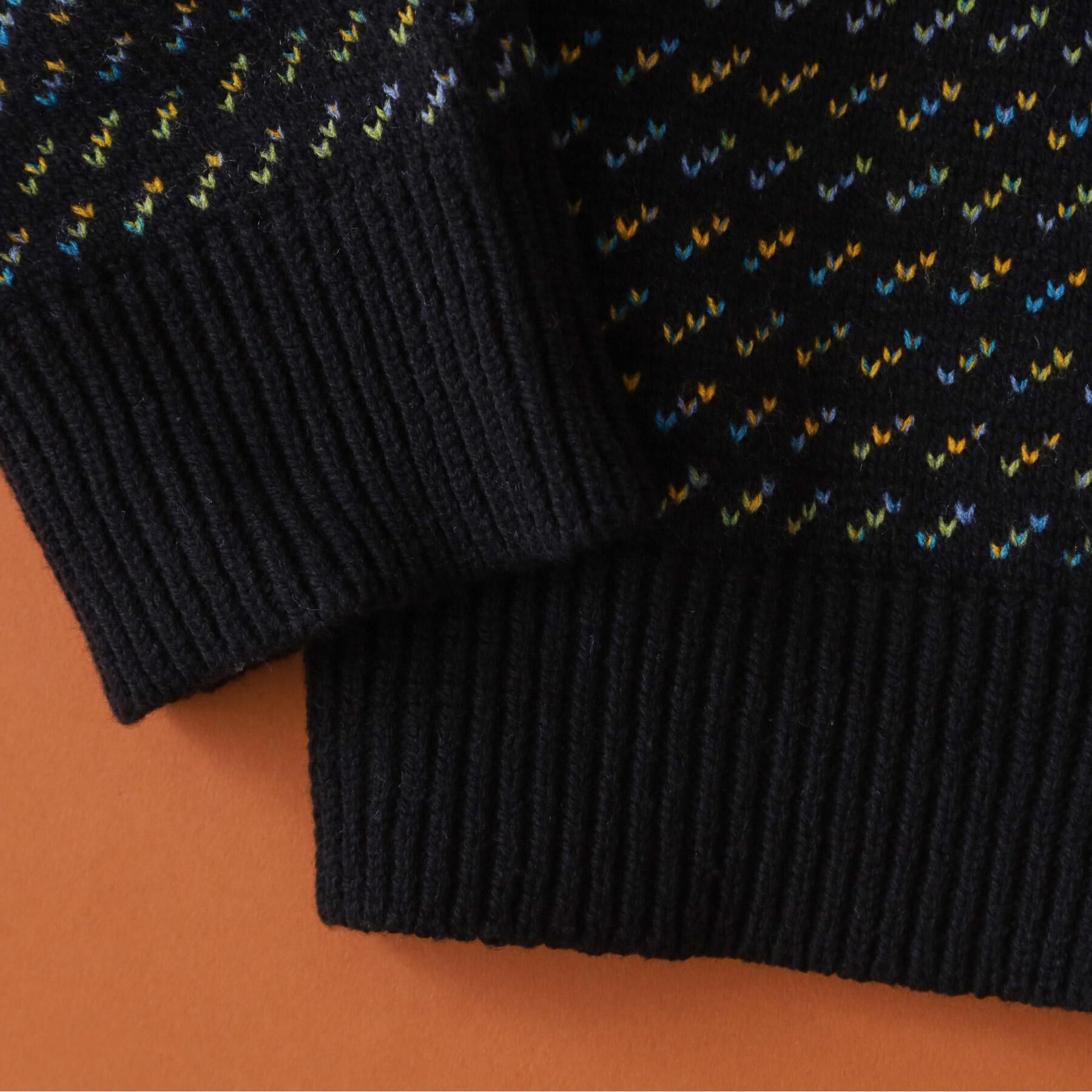 THE SHOP TK「バーズアイグラデーションニット 洗濯機OK／ユニセックスでおすすめ！」|ニット・セーター|