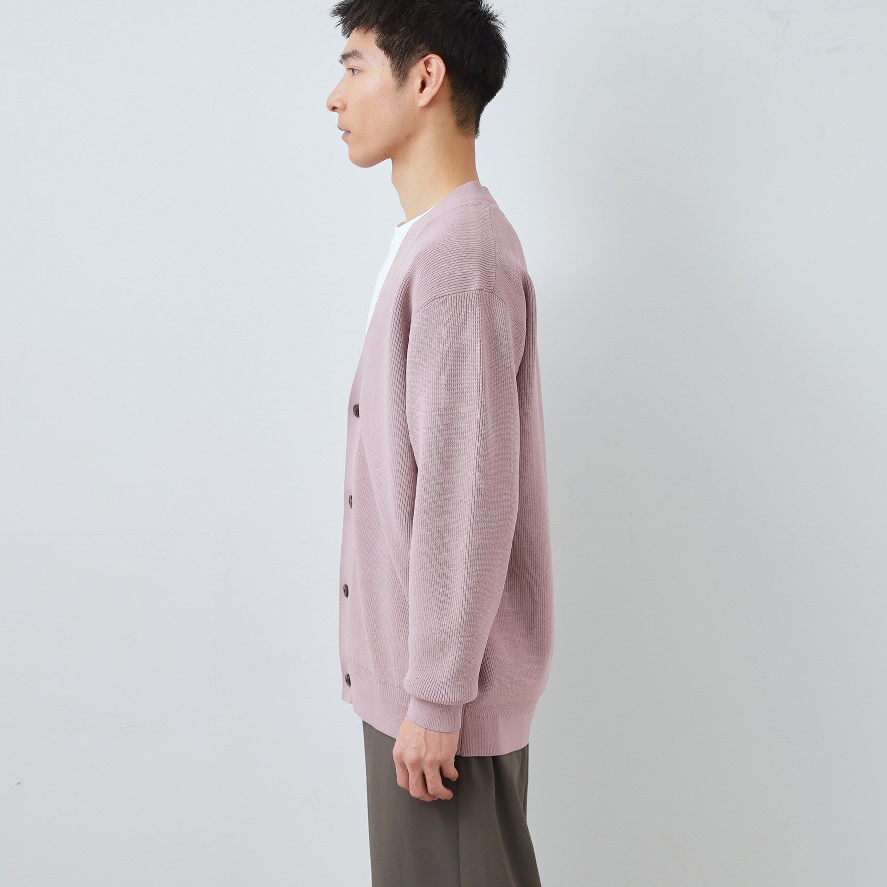 THE SHOP TK「【季節の変わり目に最適】ニットカーディガン ドライタッチ／軽量」|カーディガン|