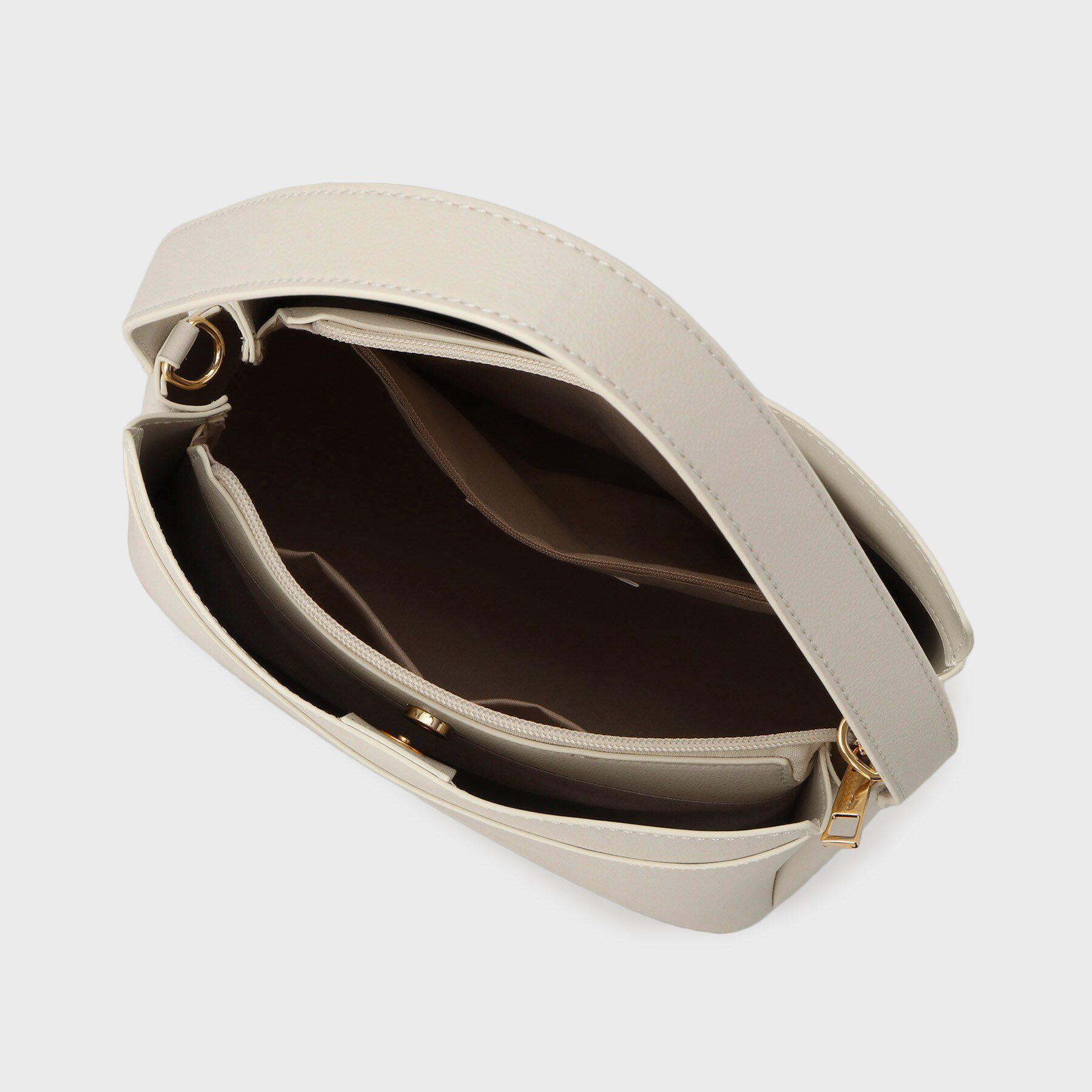 THE SHOP TK「ロゴベルトレザー調ミドルバッグ」|ハンドバッグ|