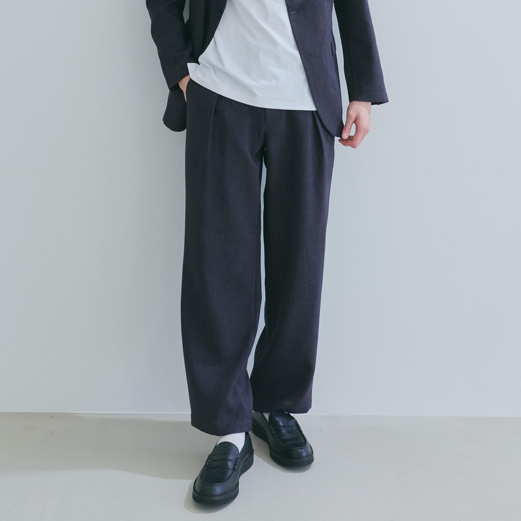 THE SHOP TK「【LINO FINE】リネンライク　ワイドイージーパンツ  吸水速乾/イージーケア/UVカット/洗濯」|その他|