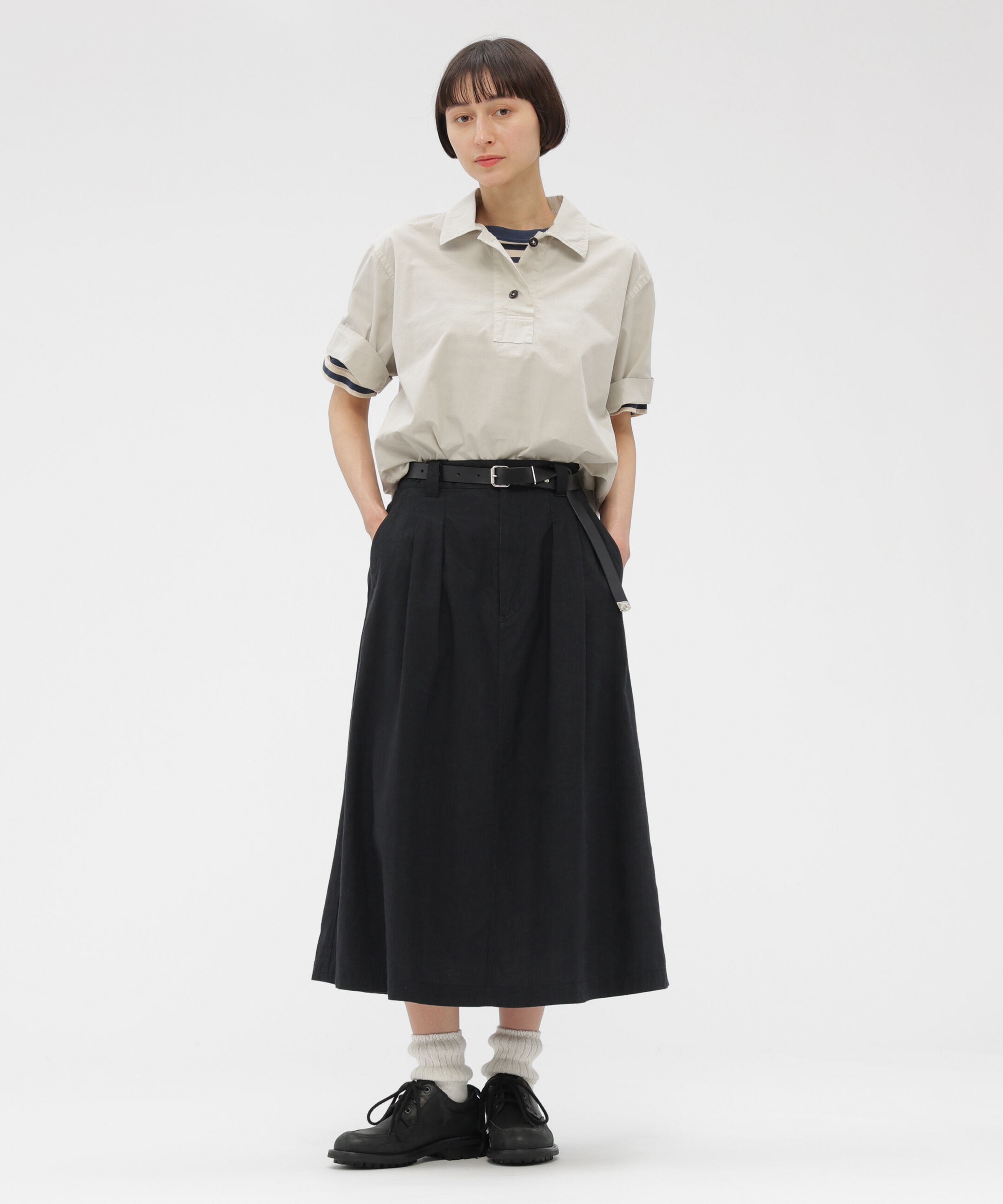 MHL.「COMPACT COTTON POPLIN SHIRT」|シャツ・ブラウス|