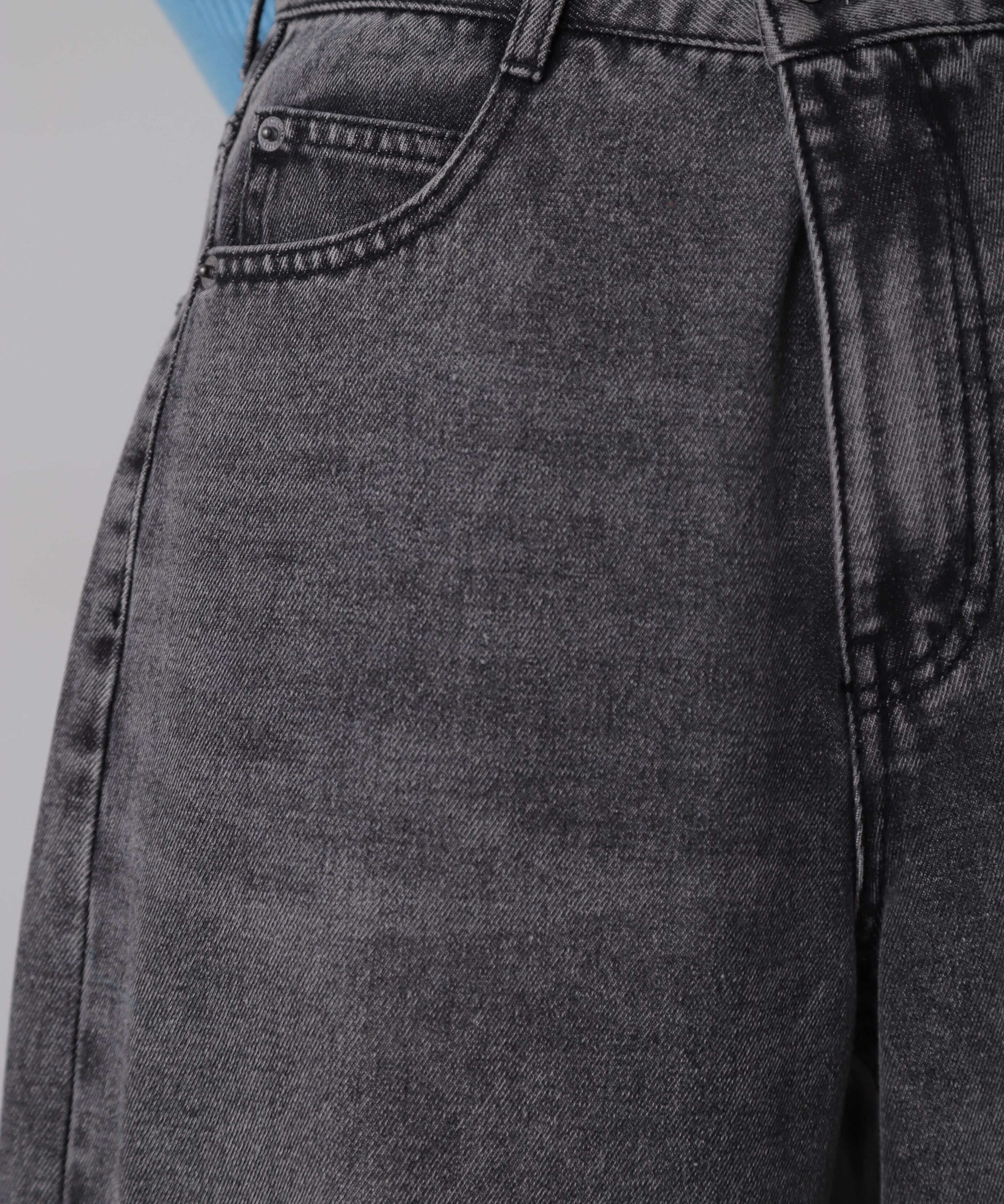  「裾ボタン2wayバギーデニムパンツ」|その他|