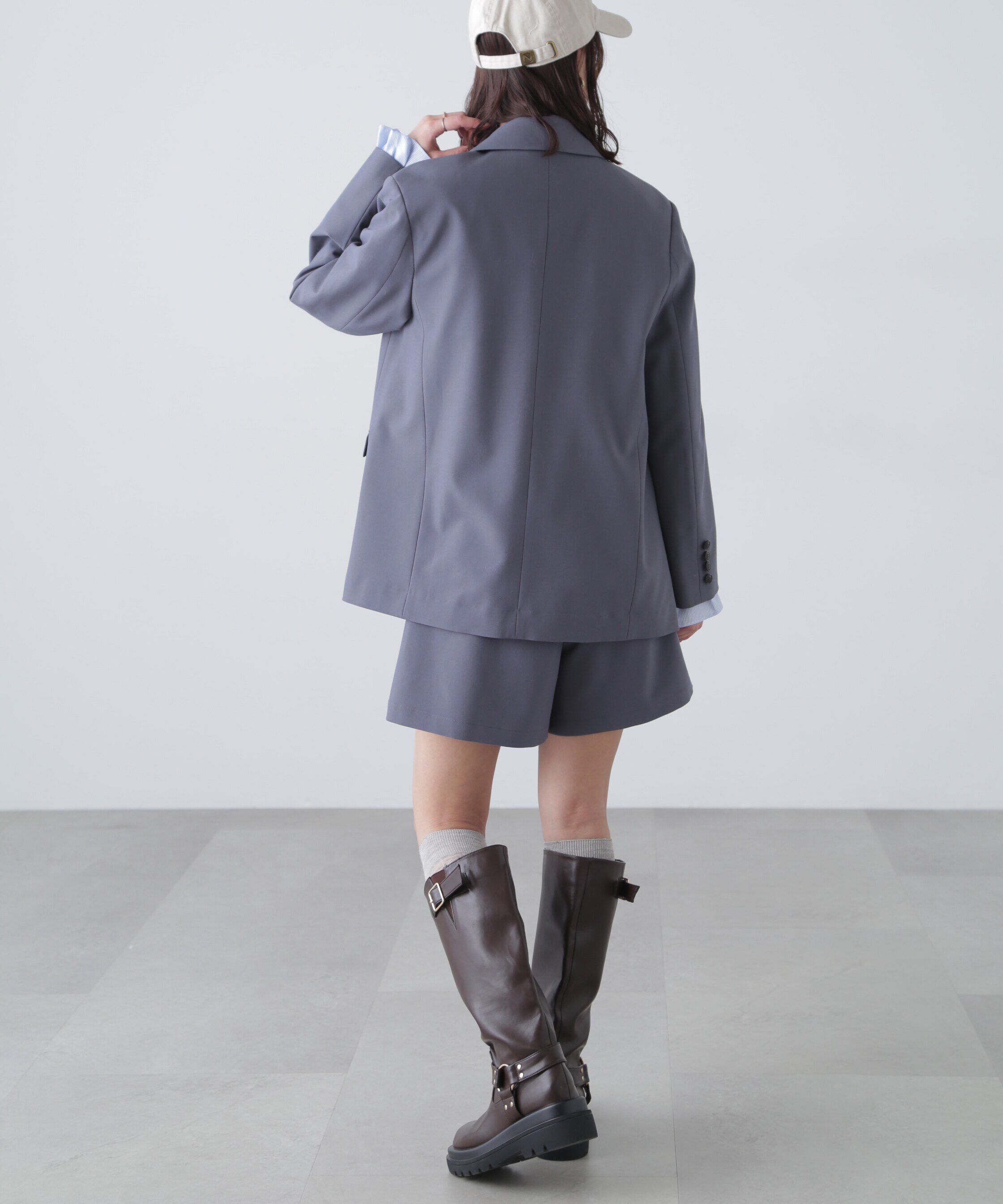  「〈セットアップ対応〉オーバーサイズジャケット」|ブルゾン・スタジャン|