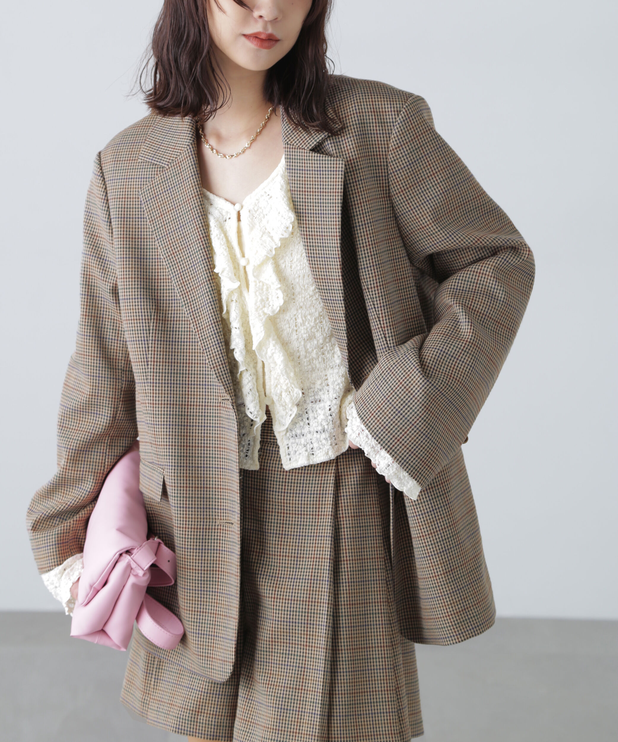  「〈セットアップ対応〉オーバーサイズジャケット」|ブルゾン・スタジャン|