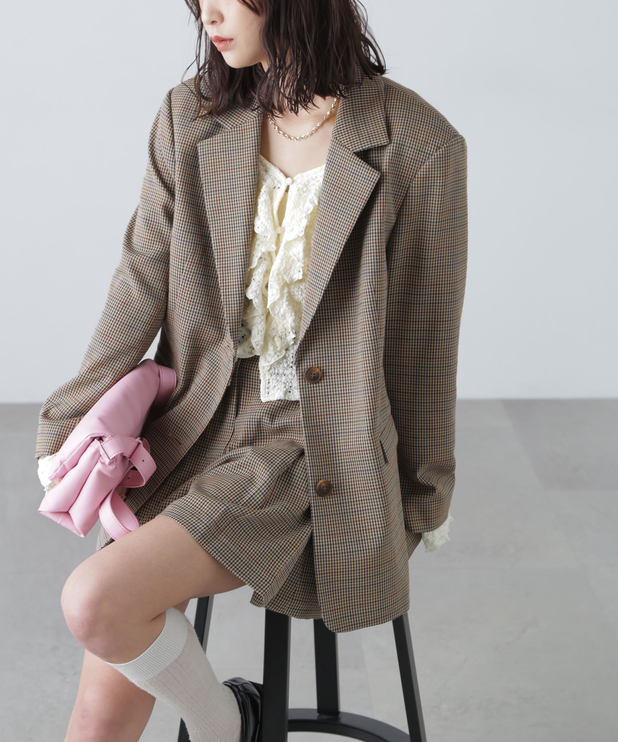  「〈セットアップ対応〉オーバーサイズジャケット」|ブルゾン・スタジャン|