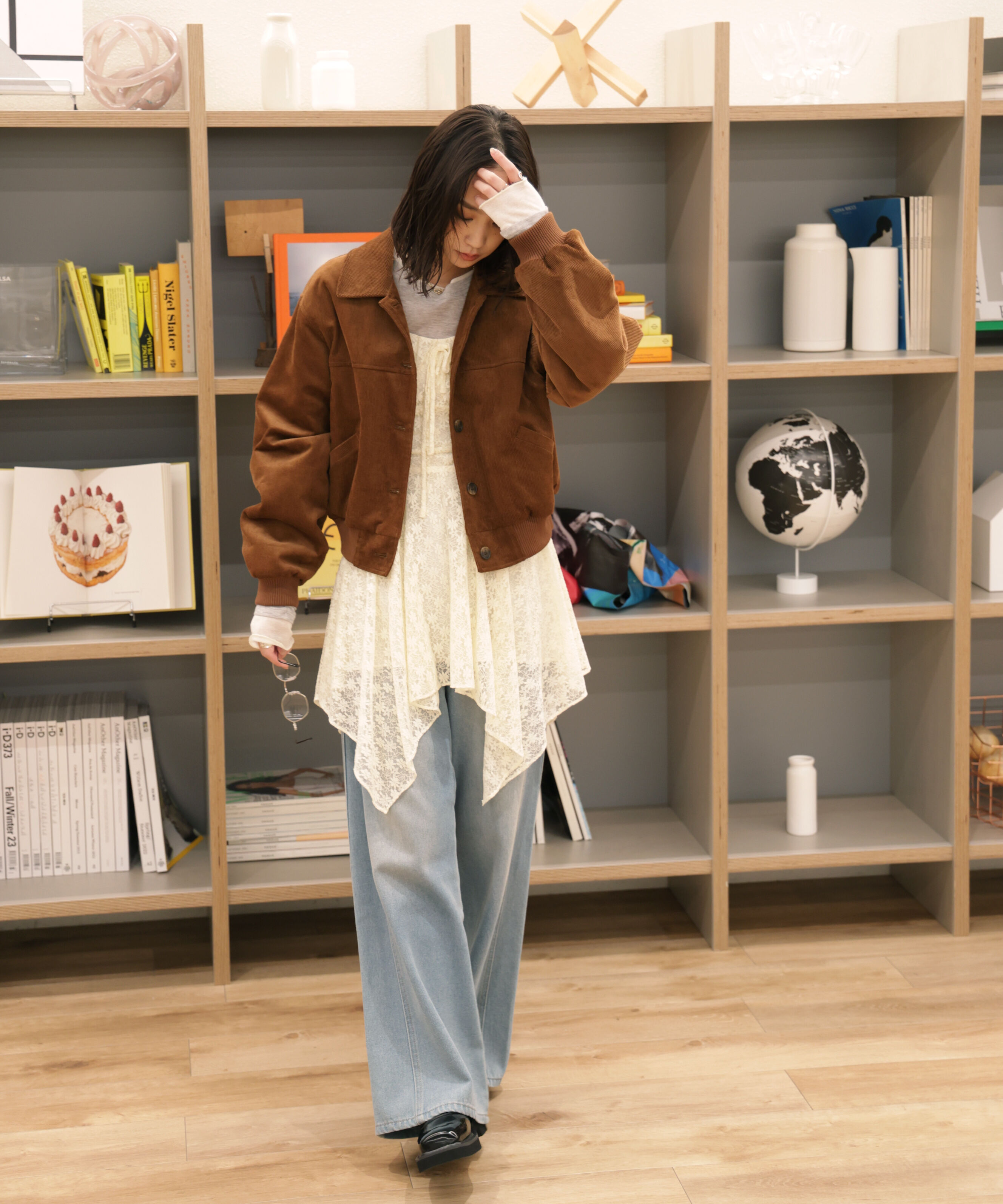  「コーデュロイ中綿ブルゾン」|ブルゾン・スタジャン|