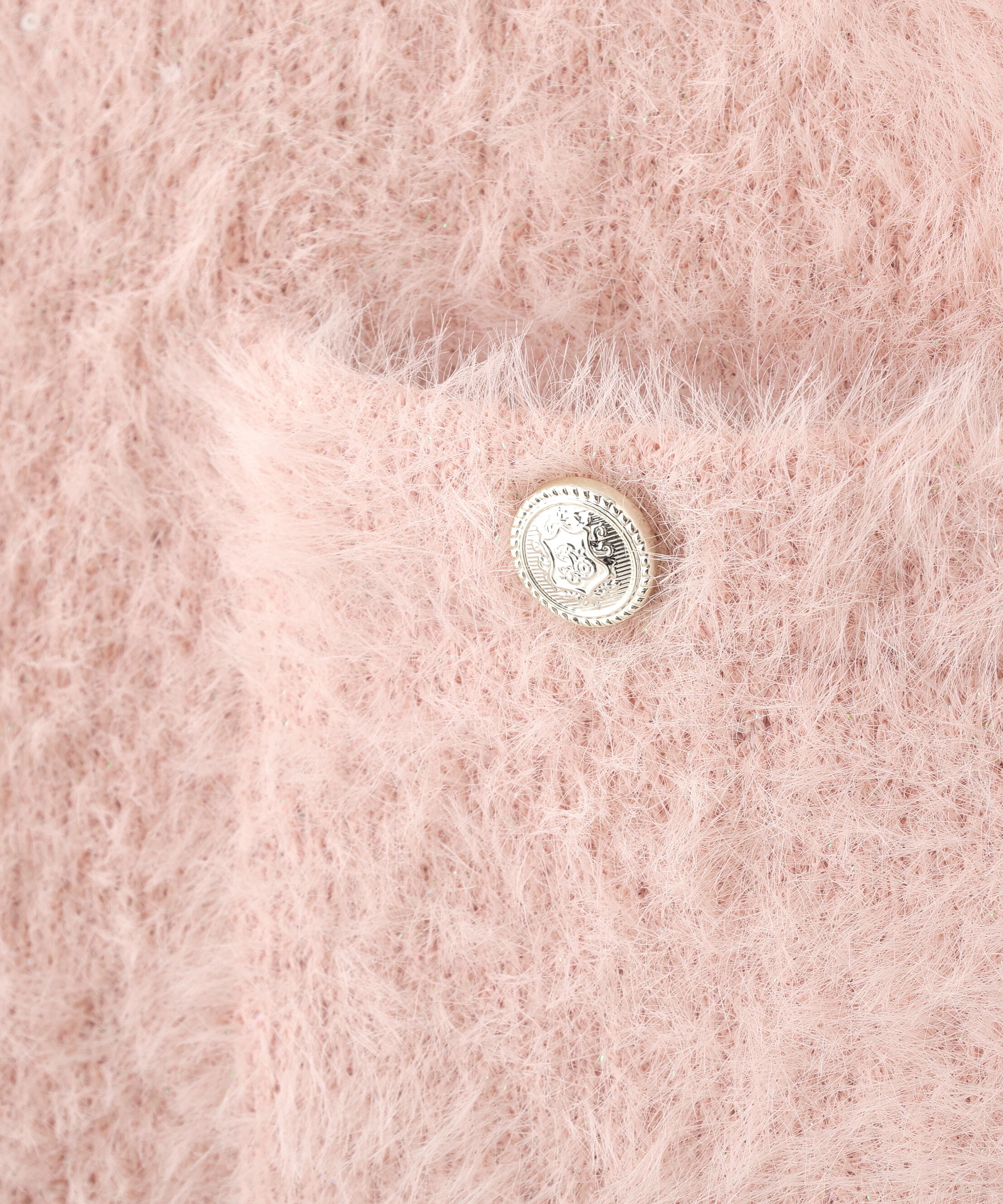  「スパンコールフェザーニットジャケット」|ニット・セーター|