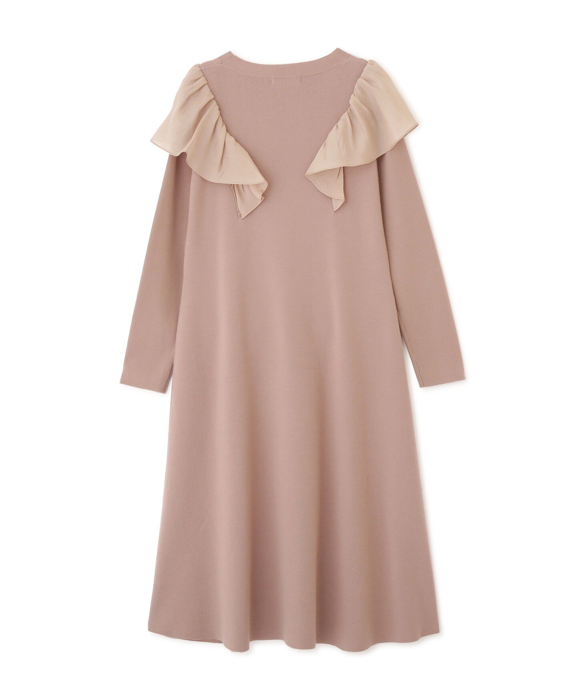 PROPORTION BODY DRESSING「ラッフルAラインニットワンピース」|ワンピース|